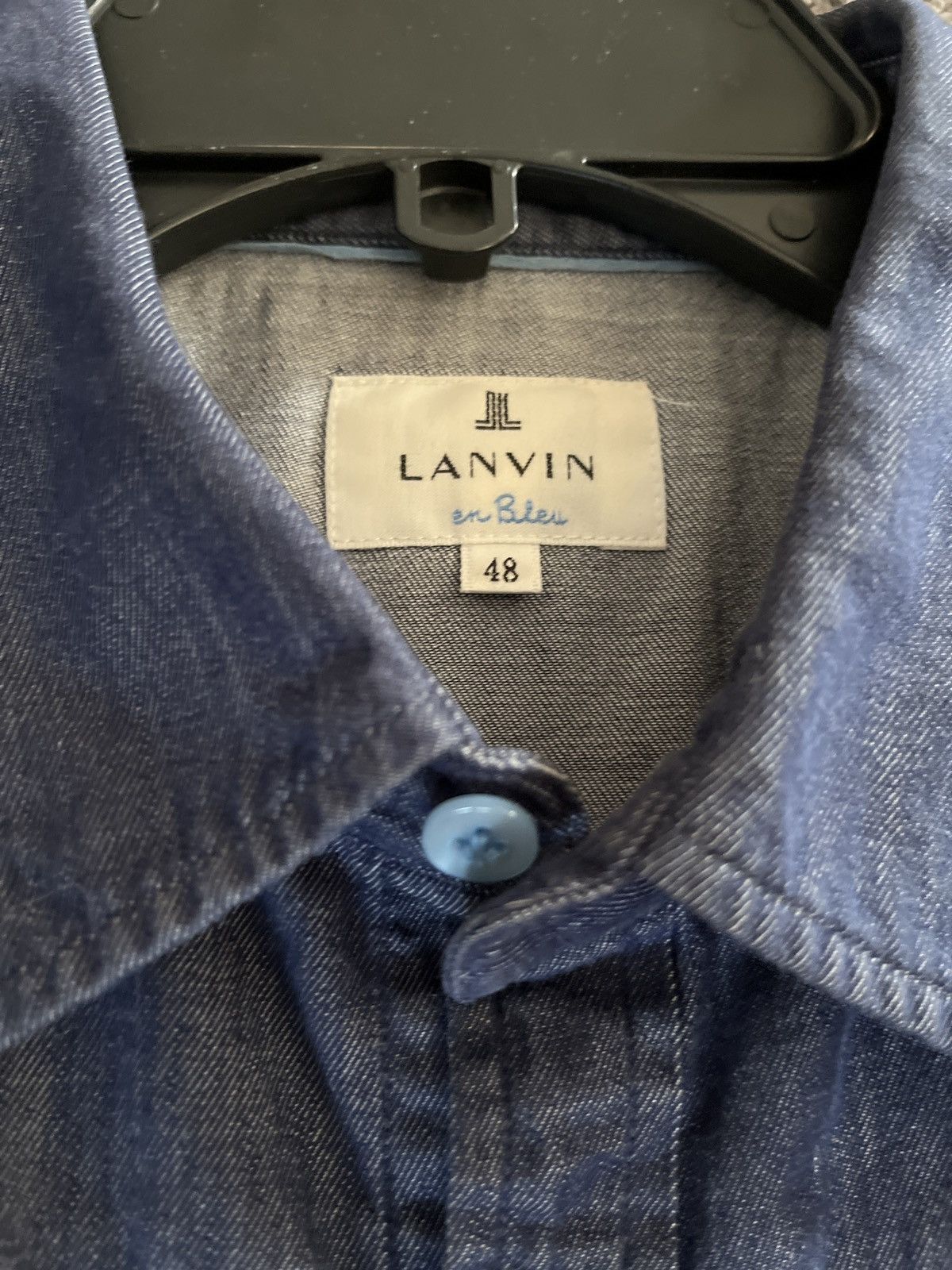 Lanvin Lanvin en bleu japanese selvedge denim shirt mens S Size US S / EU 44-46 / 1 - 10 Thumbnail