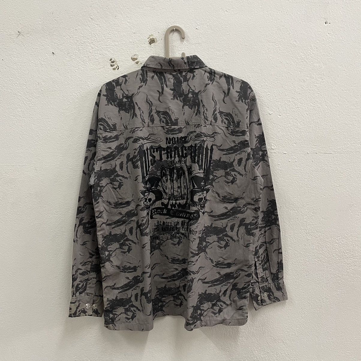 Japanese Brand × Vintage 🔥🇯🇵Underground Incident Motive Big Logo Buttons Shirts Size US L / EU 52-54 / 3 - 1 Thumbnail