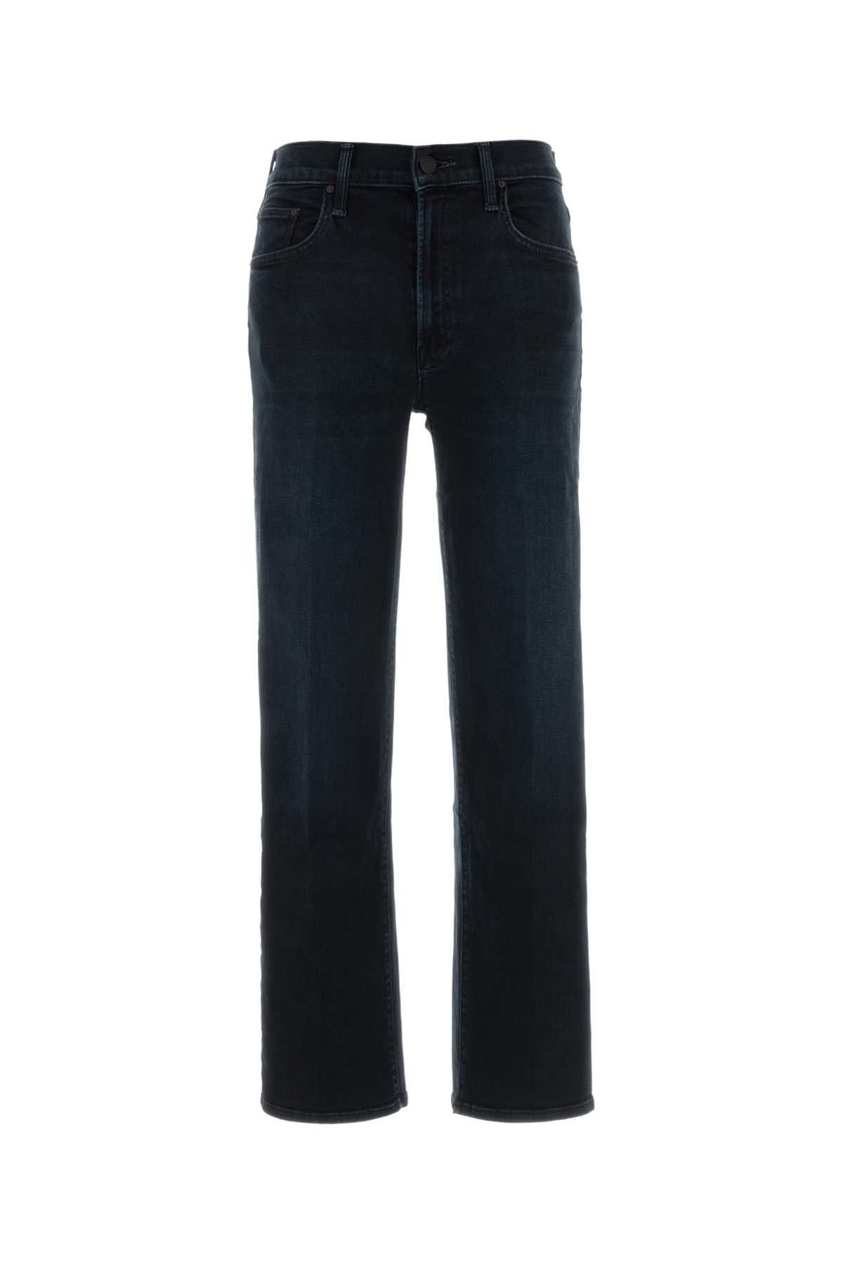 MOTHER Dark Blue Stretch Denim Rambler Jeans Size 24" / US 00 / IT 34 - 1 Thumbnail