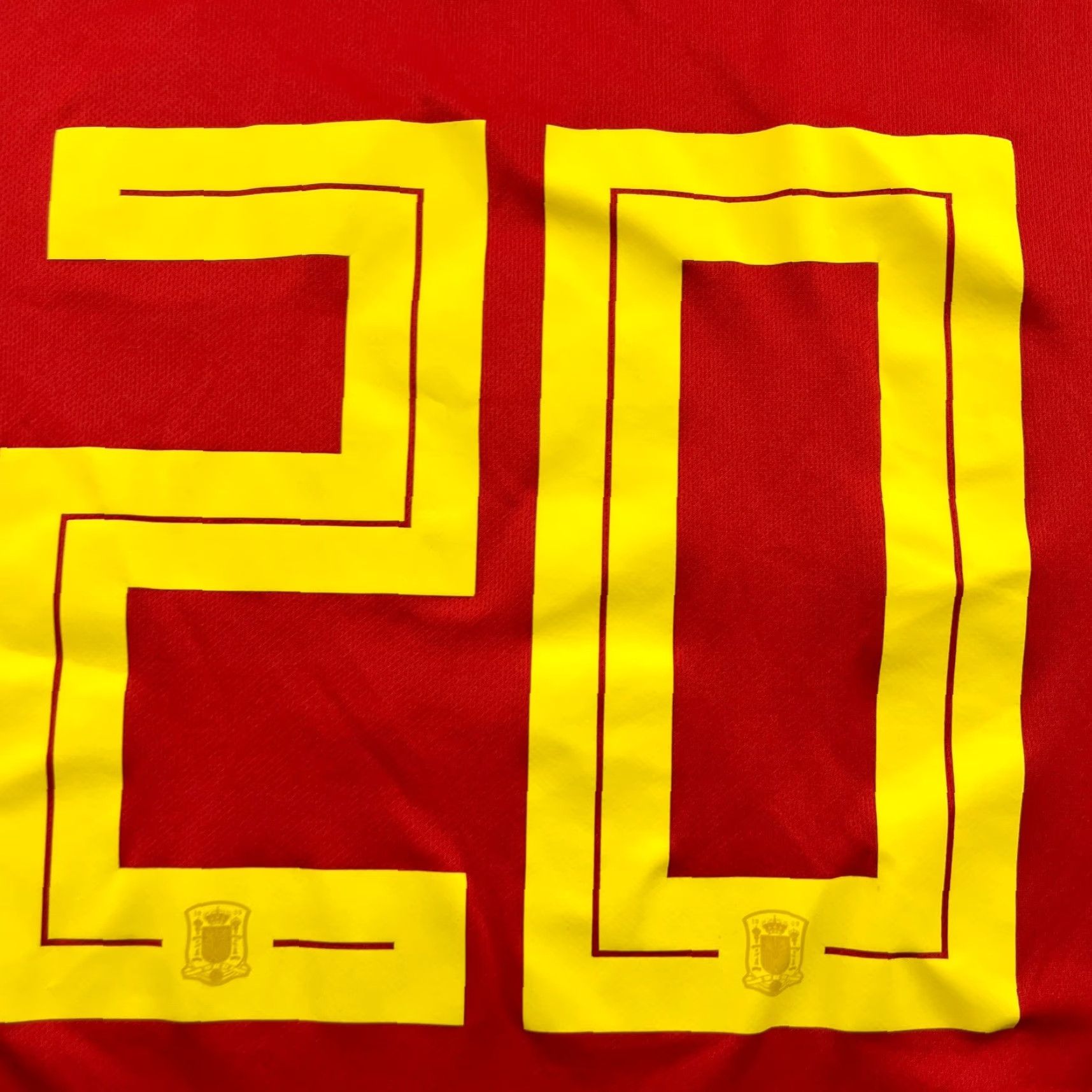 Adidas adidas Spain 2018 2019 Home Marco Asensio Football Jersey Mens XL Red Shirt Jersey Short Sleeve Athletic Moistu re Wicking Quick Dry Soccer Size US XL / EU 56 / 4 - 4 Thumbnail