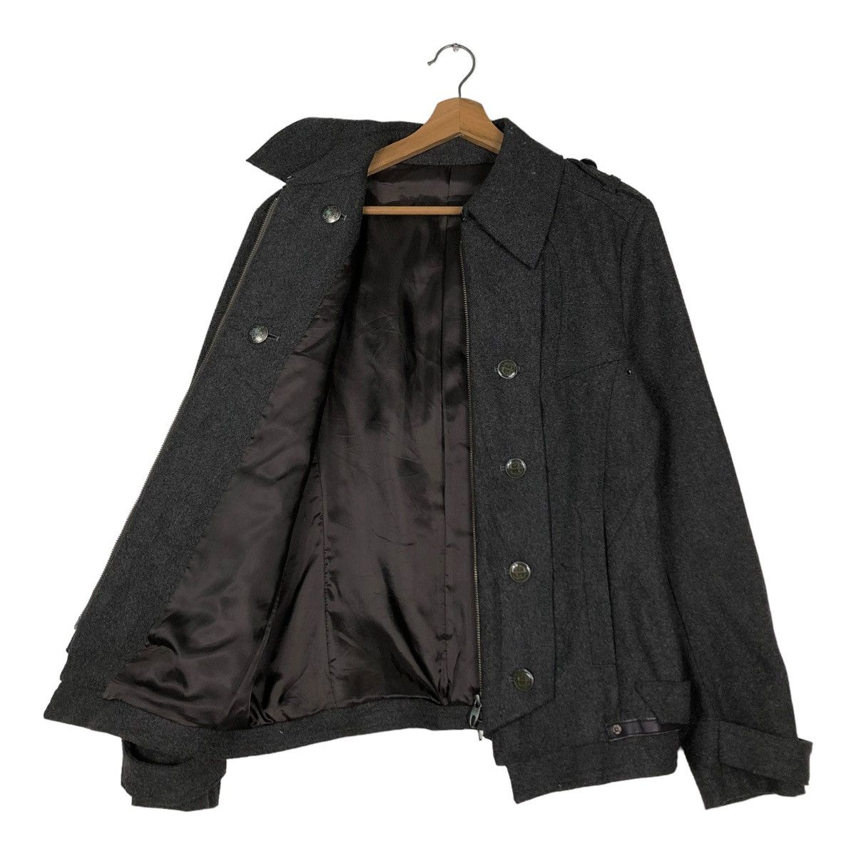 PPFM 🔥VINTAGE WOOL BIKER JACKET PPFM JAPAN DOUBLE LAYER Size US M / EU 48-50 / 2 - 13 Thumbnail