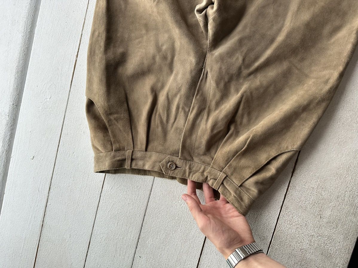 Leather 🚨Vintage leather pants motorcycles BROWN LUXURY Y2K Size 26" / US 2 / IT 38 - 2 Thumbnail