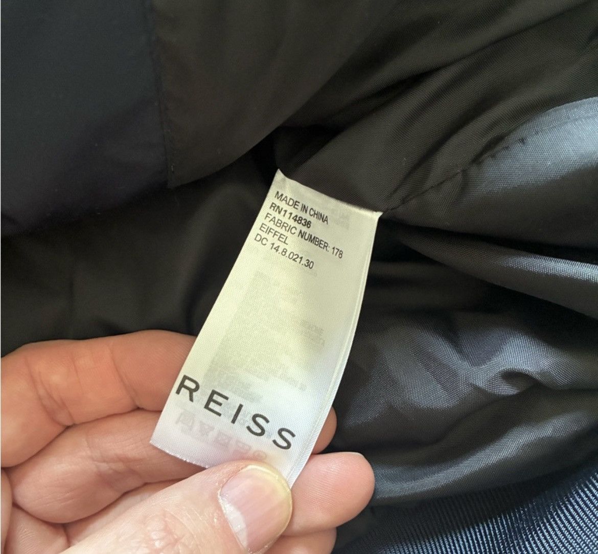 Reiss Reiss Padded Bomber Jacket *Read Size US M / EU 48-50 / 2 - 5 Thumbnail