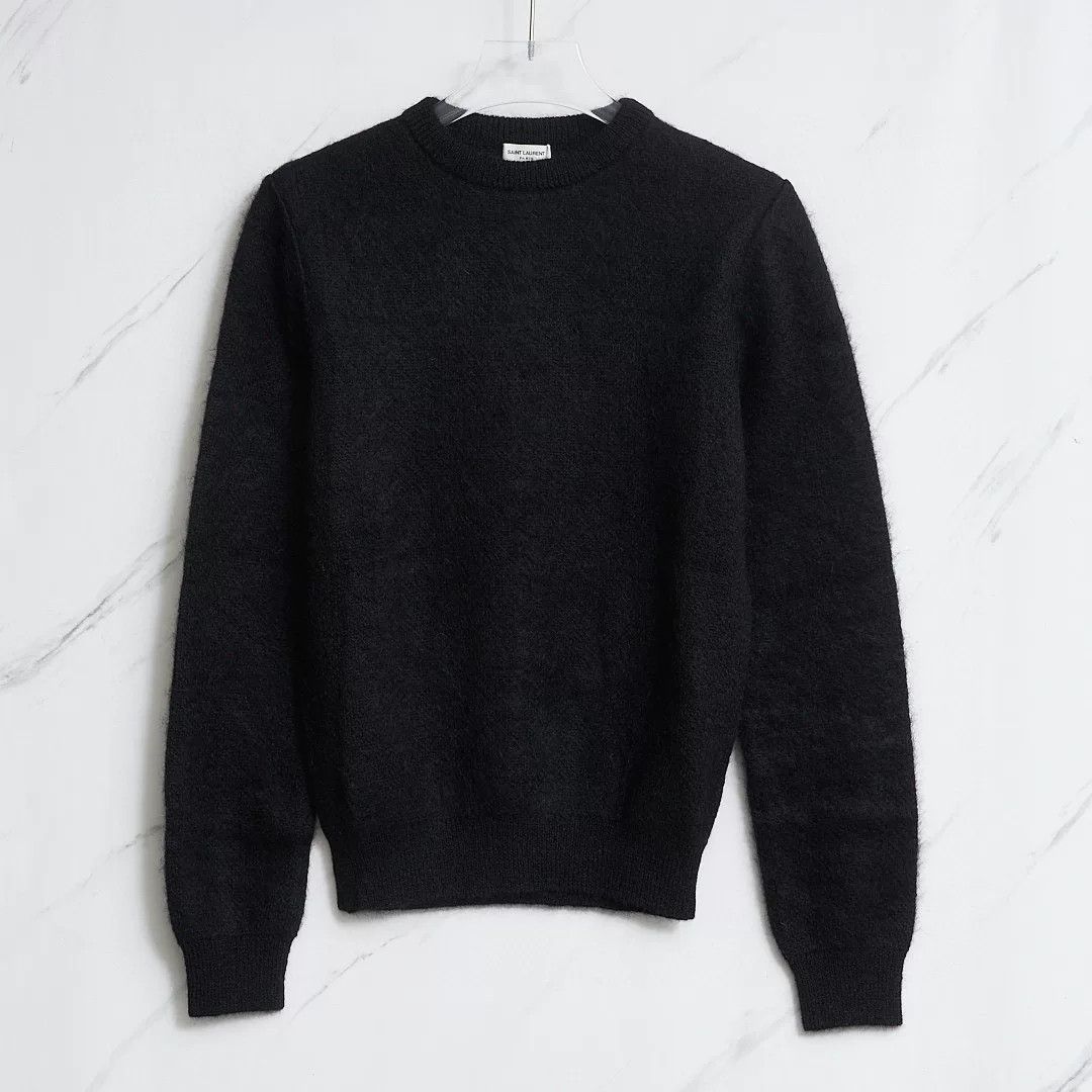 Saint Laurent Paris Saint Laurent Men's Round Neck Sweater Size US M / EU 48-50 / 2 - 1 Thumbnail