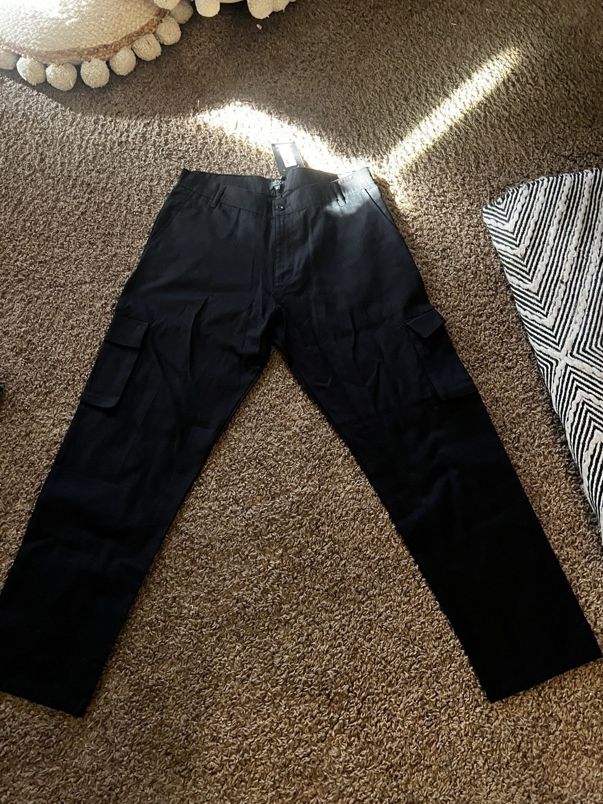 Boohoo black cargo boohoo man Size US 36 / EU 52 - 1 Thumbnail
