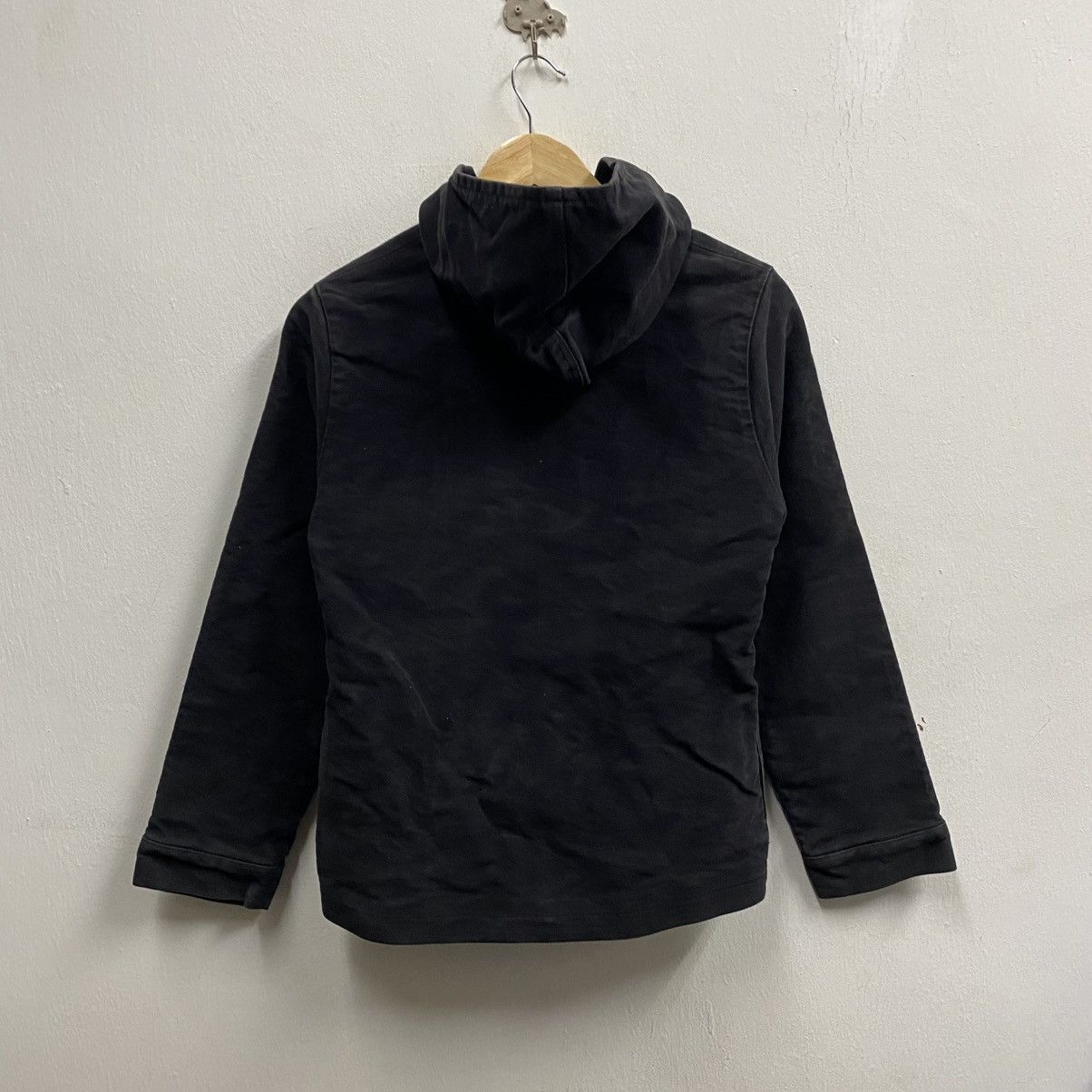 A.P.C. Vintage A.P.C. Suede Cotton Plain Zipper Hoodie Size US S / EU 44-46 / 1 - 2 Thumbnail