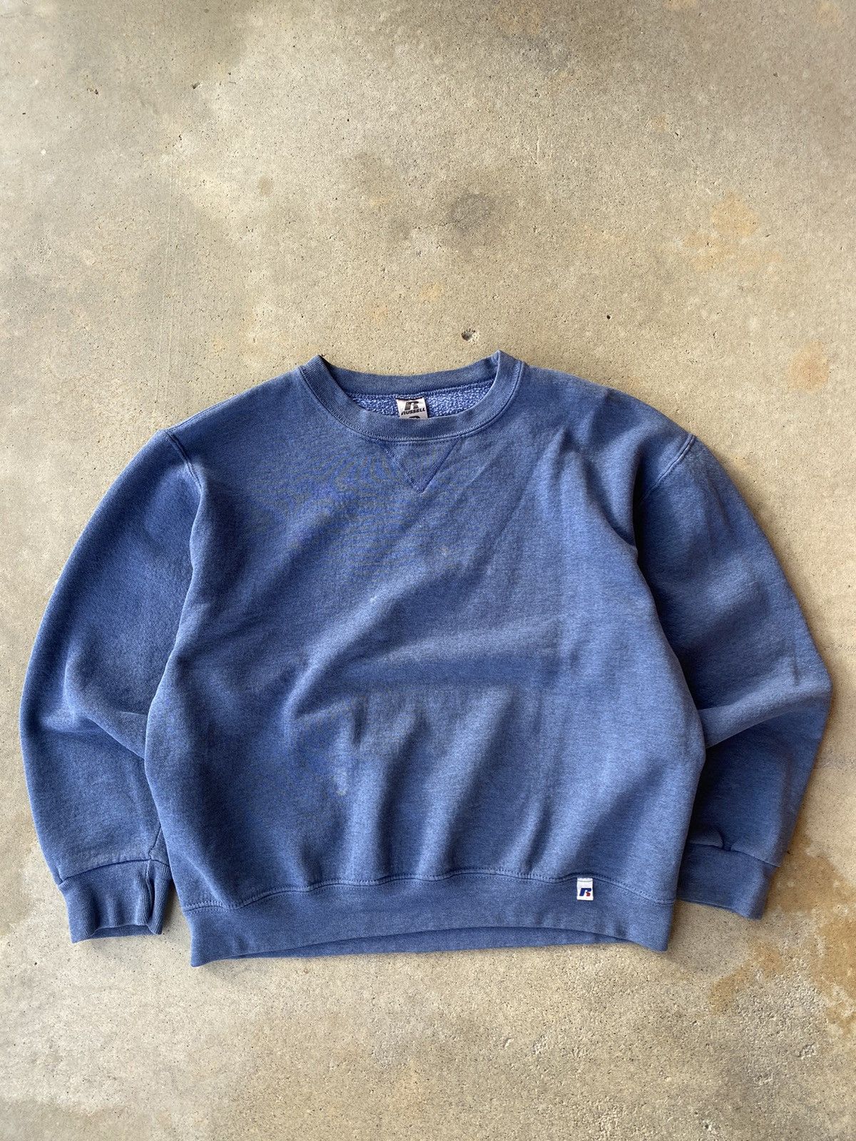 Russell Athletic × Vintage Vintage russell athletic crewneck slate blue 90s y2k Size US S / EU 44-46 / 1 - 1 Thumbnail