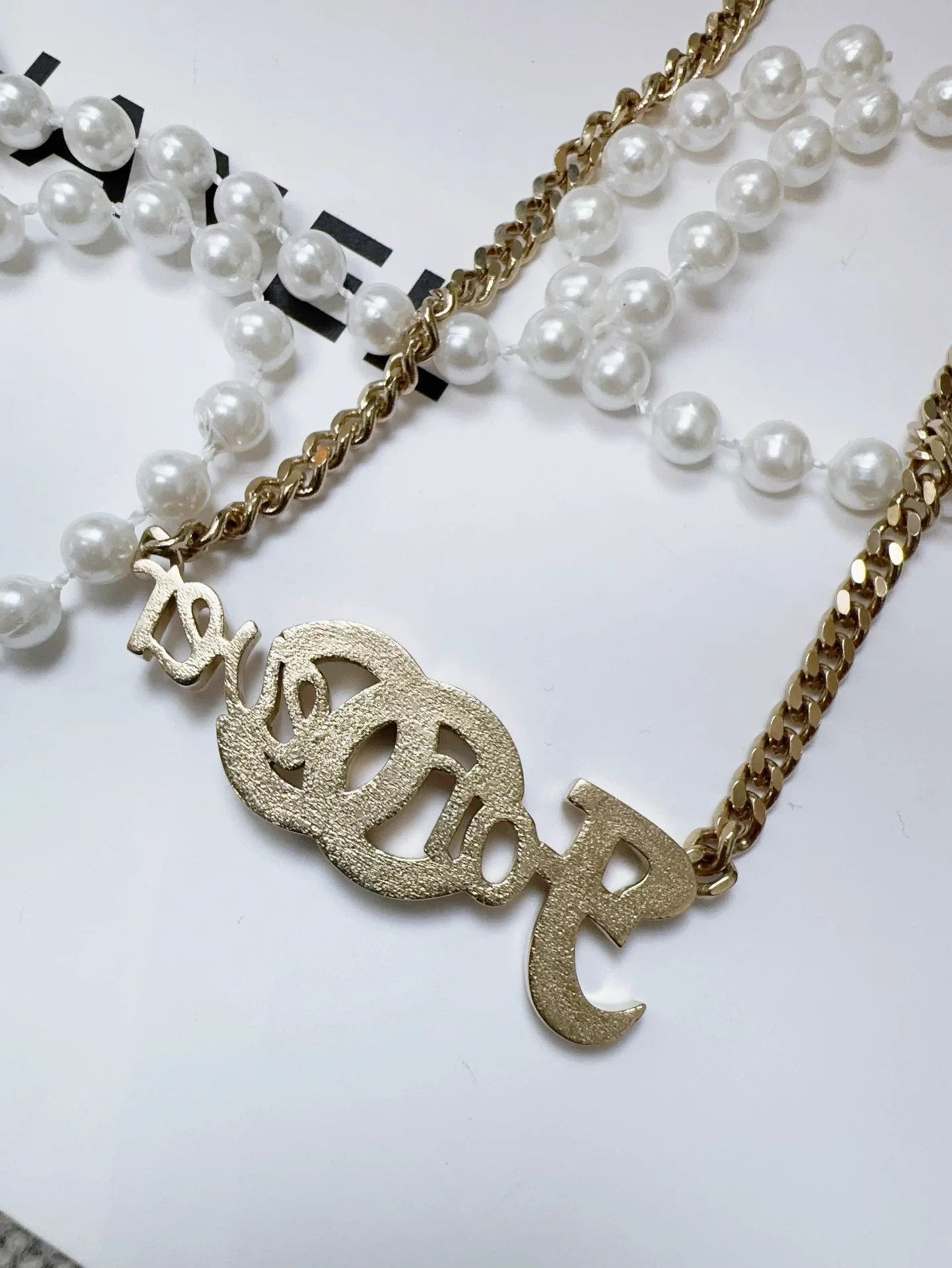 Chanel Chanel 21S Runway Forever Letter Necklace New Size ONE SIZE - 6 Thumbnail