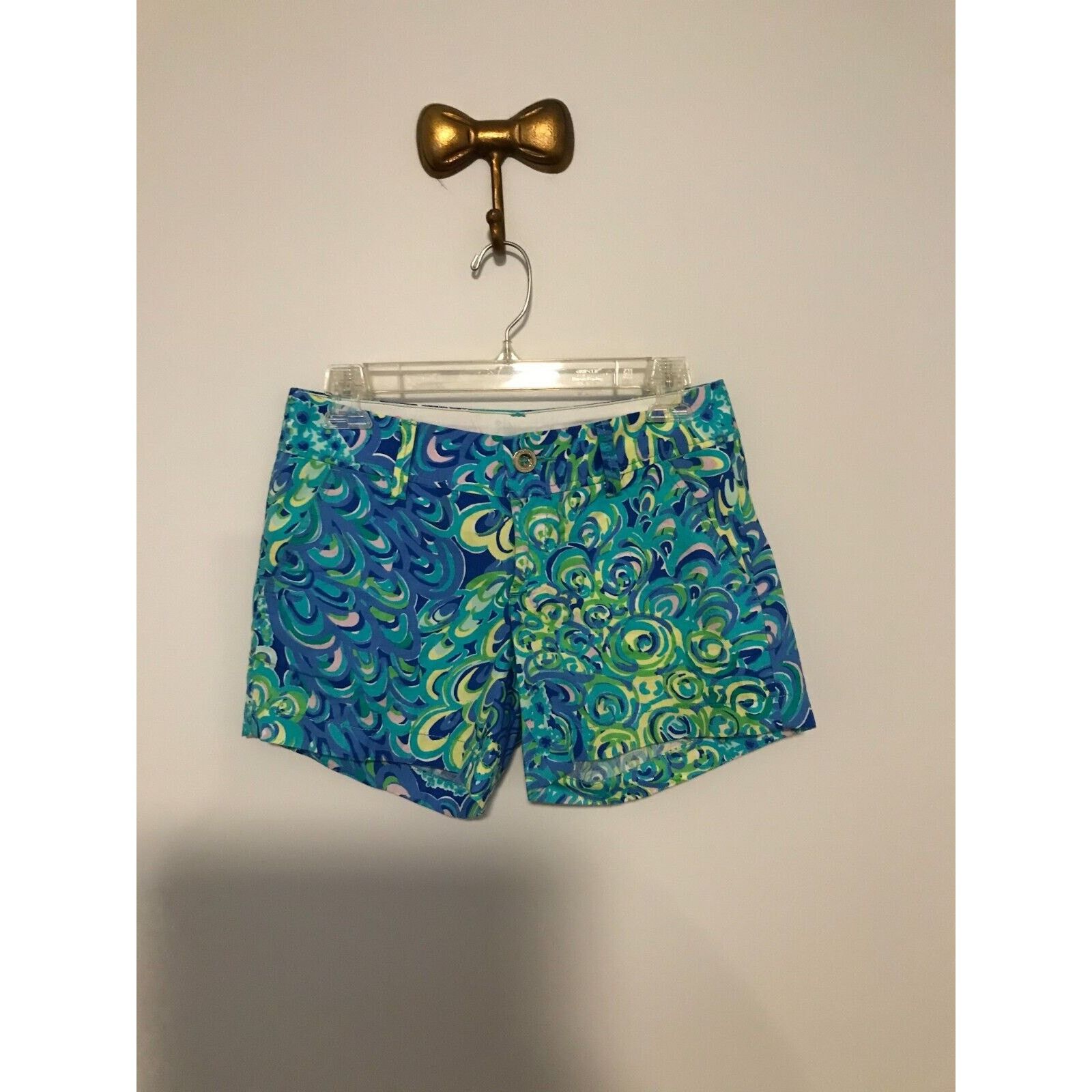 Lilly Pulitzer Lilly Pulitzer Sea Blue Lilly’s Lagoon Callahan Shorts Size 24" / US 00 / IT 34 - 1 Thumbnail