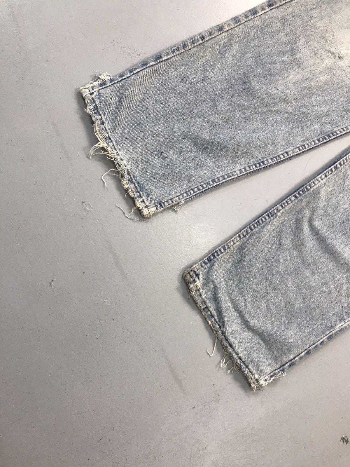 Vintage Levi’s silver tab damaged denim