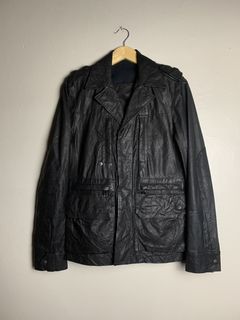 Men's Balmain Leather Jackets | Grailed