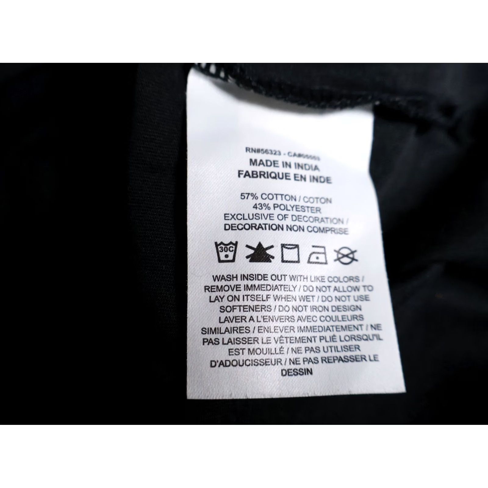 Nike Nike Athletics T-Shirt Men XL Black Dri Fit Double-Sided Cotton Blend 2XL Tag Size US XL / EU 56 / 4 - 7 Thumbnail