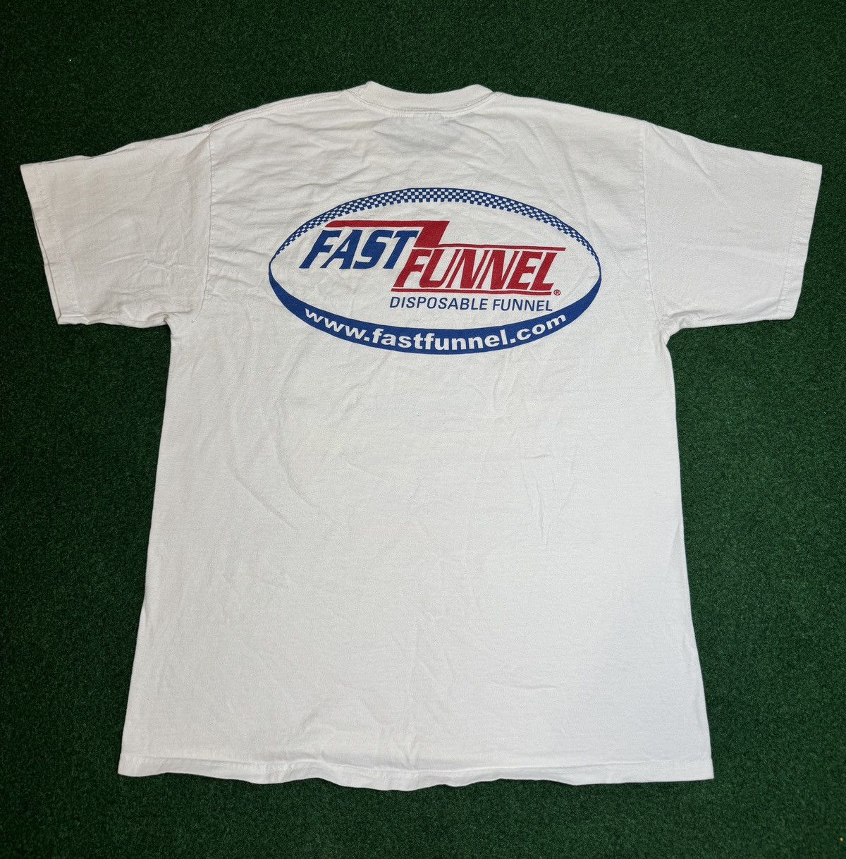 Vintage Y2K NHRA Drag Racing Nitro Junkie Muscle Car Medium T Neck Size US M / EU 48-50 / 2 - 5 Thumbnail