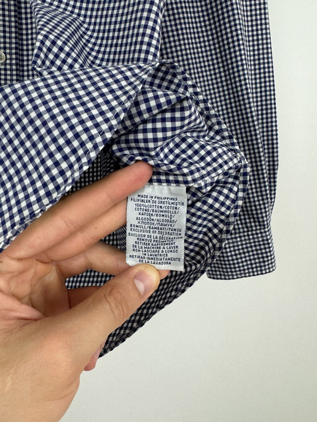 Polo Ralph Lauren Polo Ralph Lauren Gingham Check Button Up Shirt Size US M / EU 48-50 / 2 - 8 Thumbnail