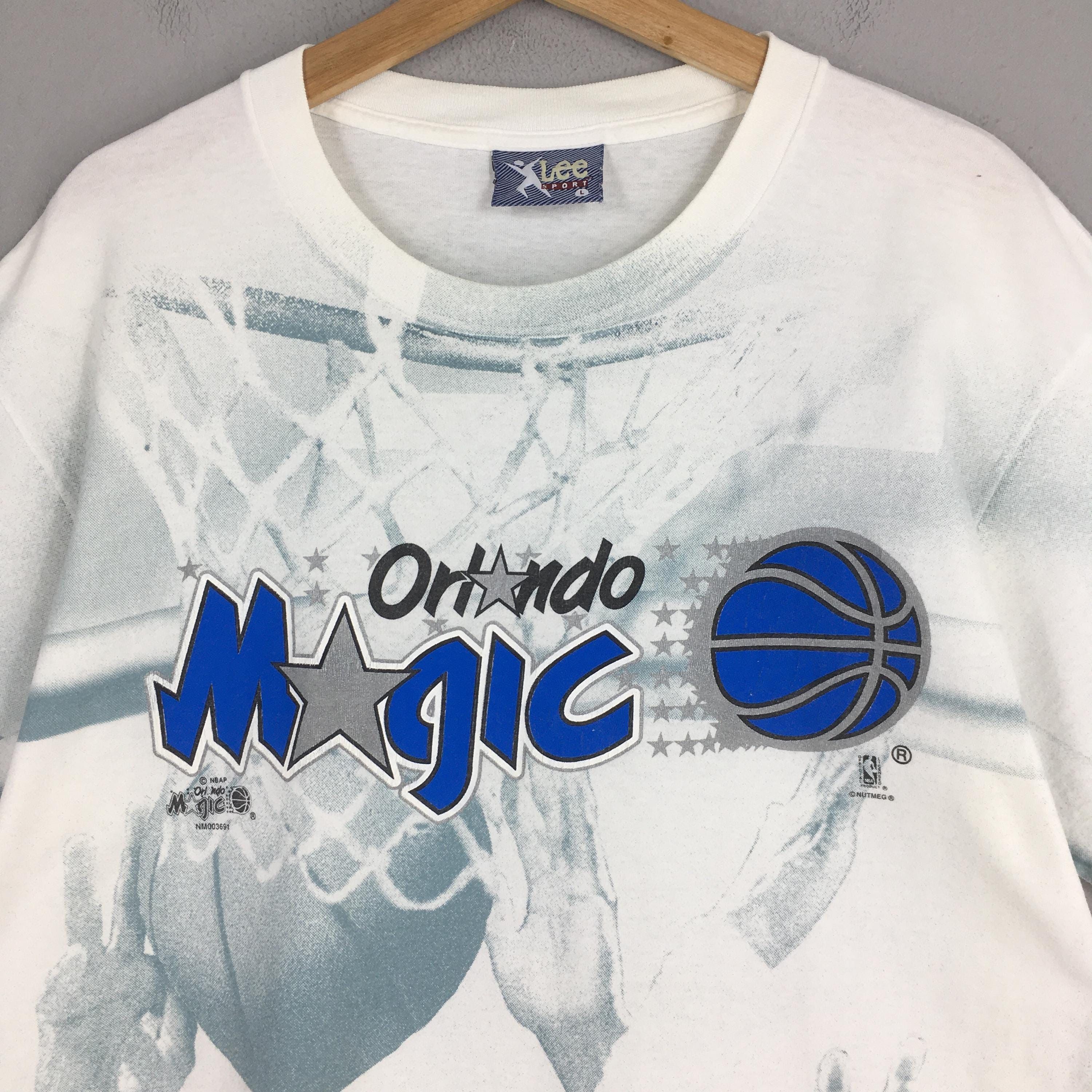NBA Vintage 90's Orlando Magic NBA White T shirt Large Size US L / EU 52-54 / 3 - 2 Thumbnail