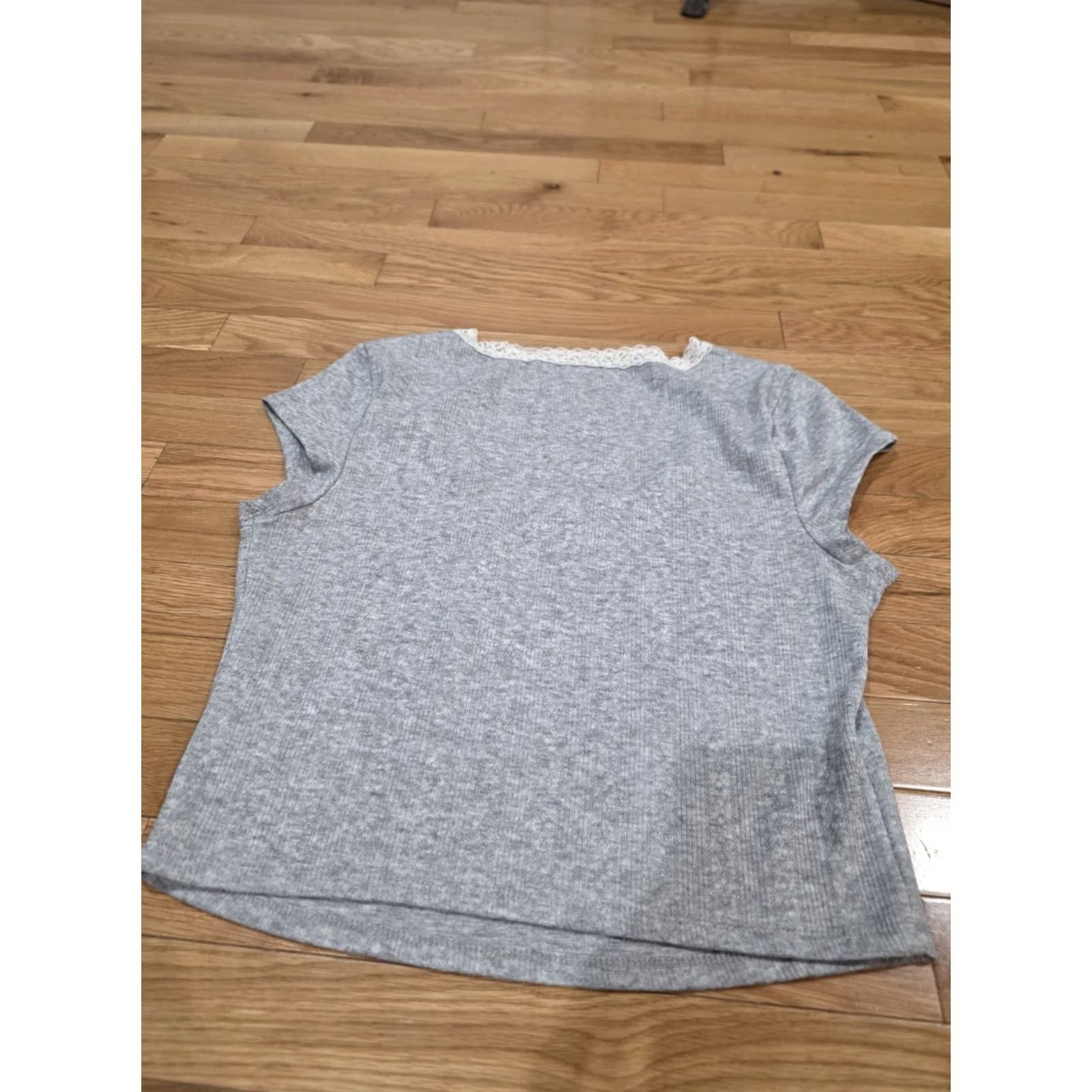 Vintage Wild Fable Shirt L Gray Short Sleeve Womens T-Shirt Size L / US 10 / IT 46 - 6 Thumbnail