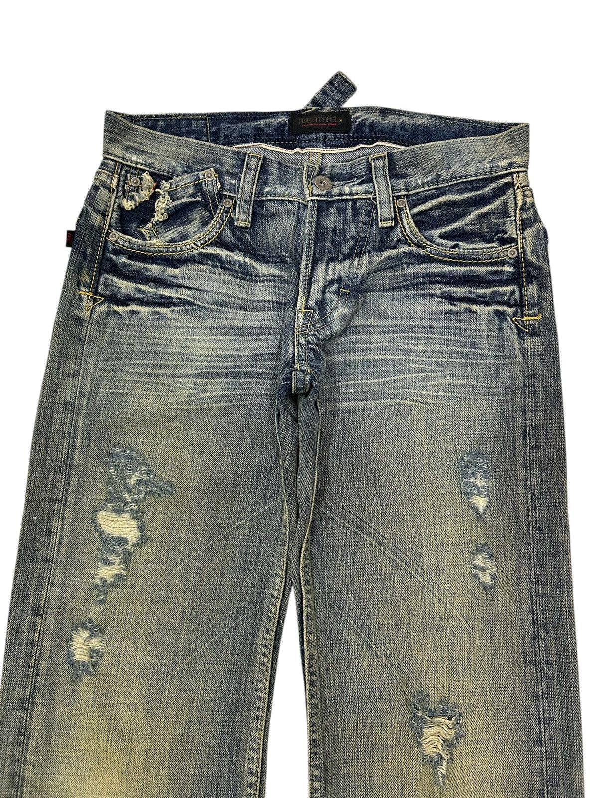 Japanese Brand Vintage Japanese Sweetcamel Distressed Selvedge Women Jeans Size US 29 - 3 Thumbnail