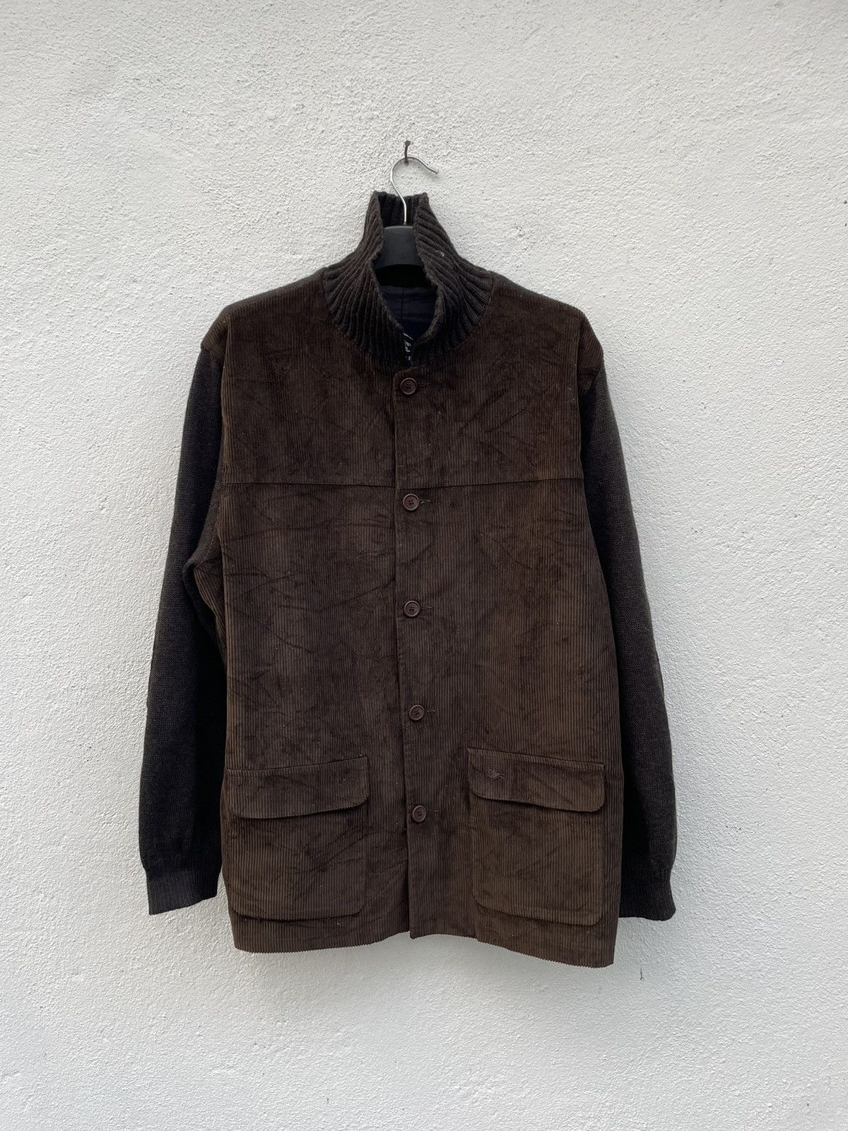Burberry Burberry London Corduroy Wool Jacket Size US M / EU 48-50 / 2 - 1 Thumbnail