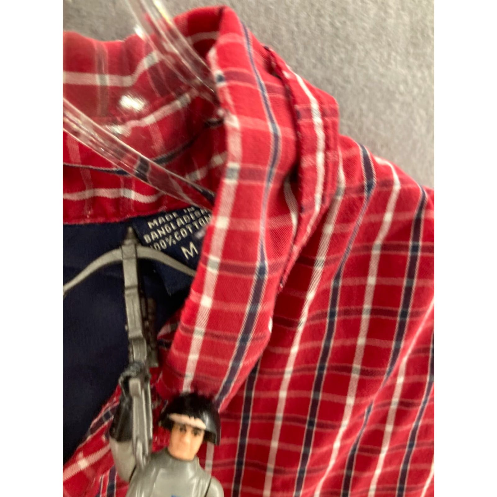Wrangler Wrangler Shirt Mens Medium Red Plaid Cotton Short Sleeve Button-Up Pocket Classic Outdoor 60s 70s Mens Size US M / EU 48-50 / 2 - 4 Thumbnail