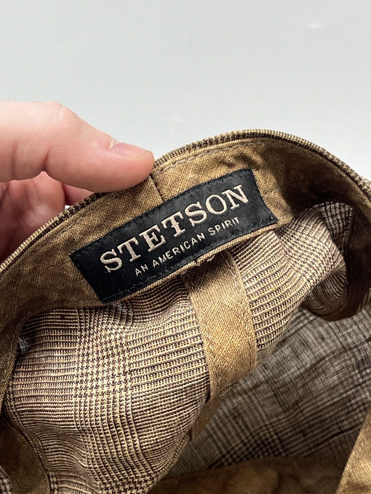 Stetson Stetson Beige Cotton Flat Cap Hat (Y0484) Size ONE SIZE - 8 Thumbnail