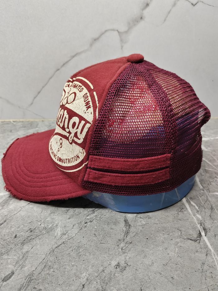 Japanese Brand Vintage Carbonated Drink Energy Distressed Trucker Hat Cap Size ONE SIZE - 4 Thumbnail