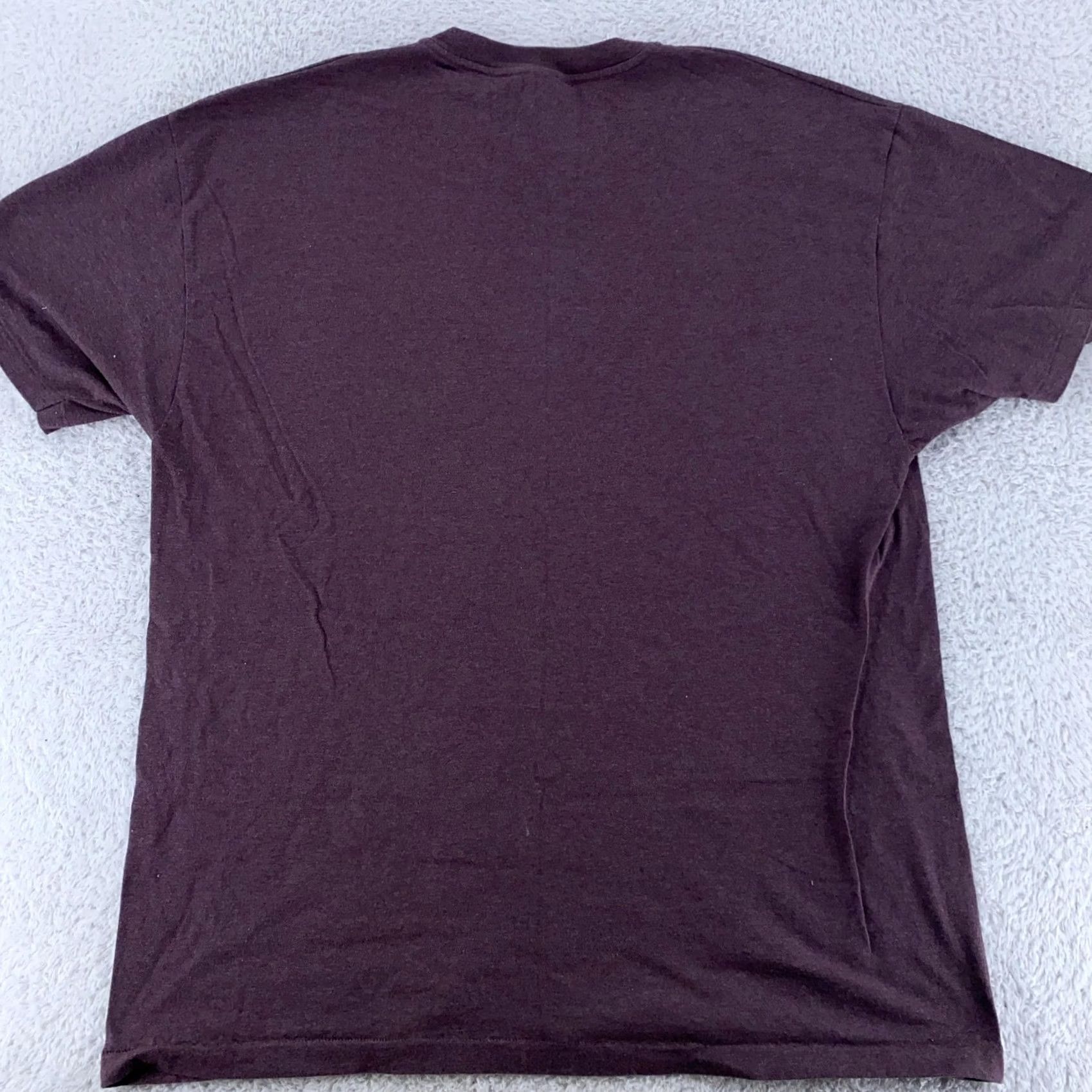Hanes Hanes Purple PocketShirt Mens XL Crewneck Short Sleeve Tee Size US L / EU 52-54 / 3 - 4 Thumbnail