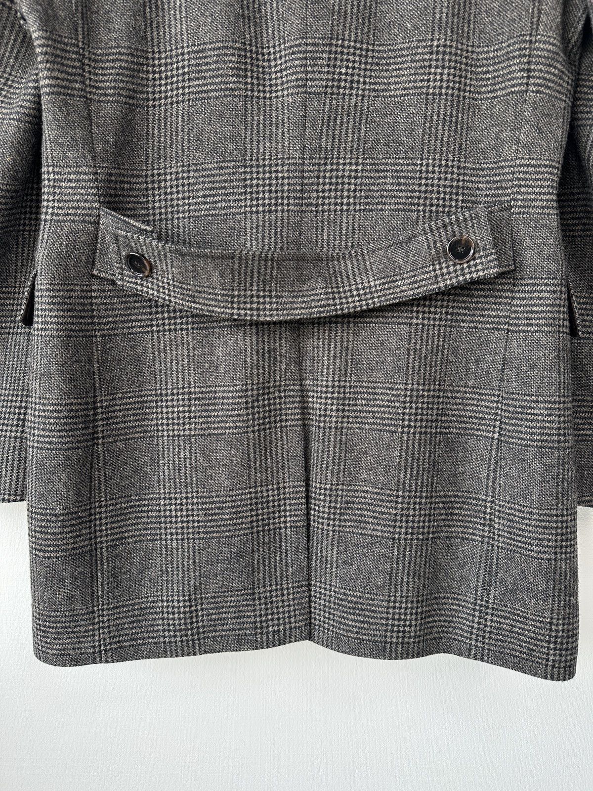 Hugo Boss HUGO BOSS Plaid Check Double Breasted Wool Coat Men’s US 42R Size US L / EU 52-54 / 3 - 8 Thumbnail