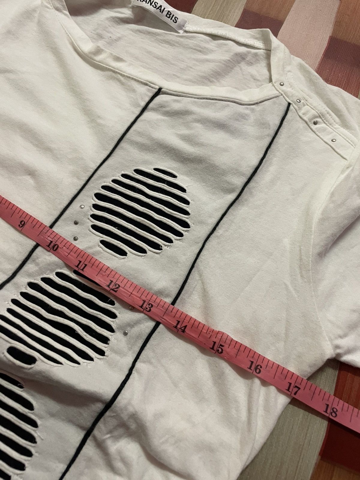 Japanese Brand Kansai Bis Japanese Designer Cropped Tshirt Size S / US 4 / IT 40 - 8 Thumbnail