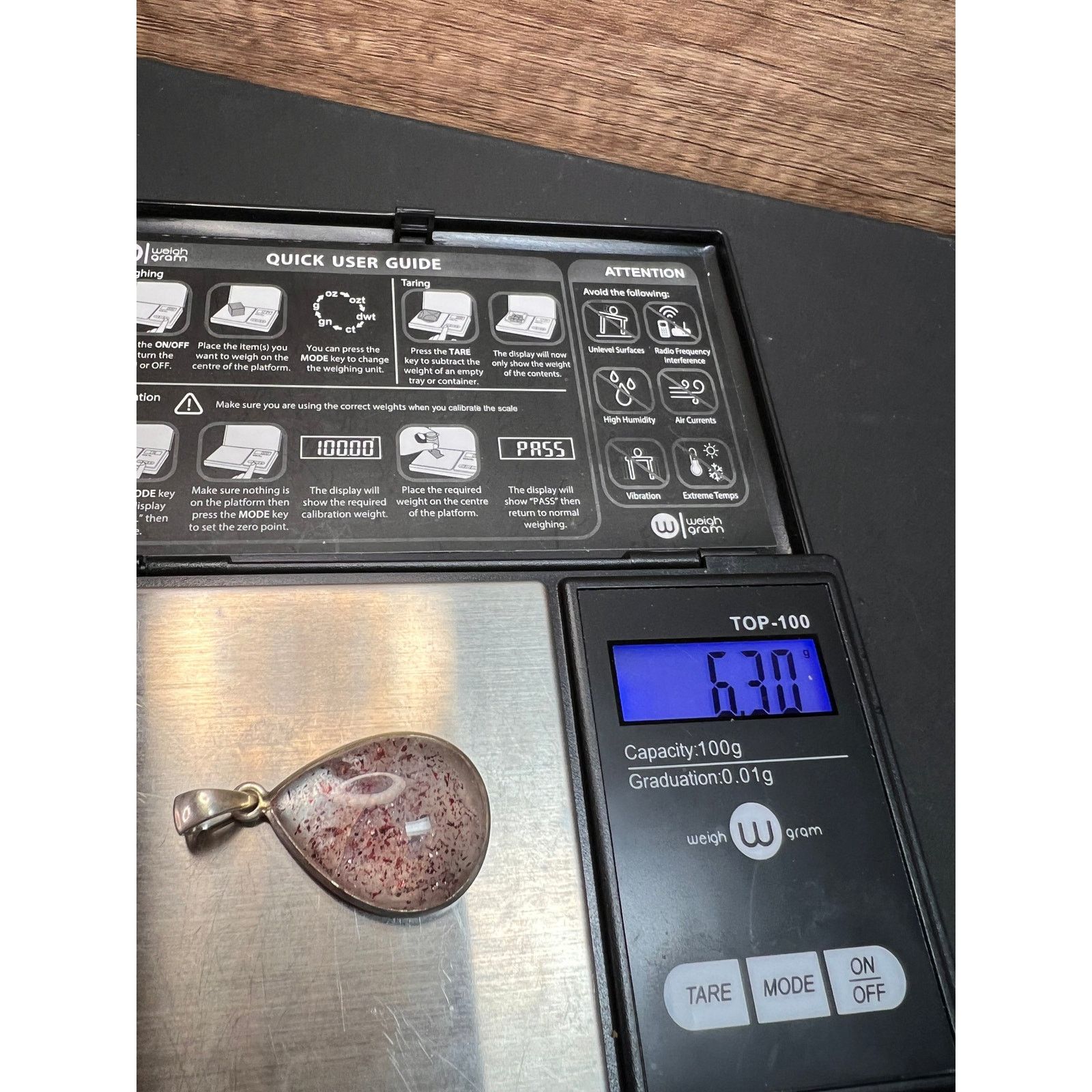 Other NEW Lepidocrocite super 7 teardrop pendant 6.30 grams Size ONE SIZE - 13 Thumbnail
