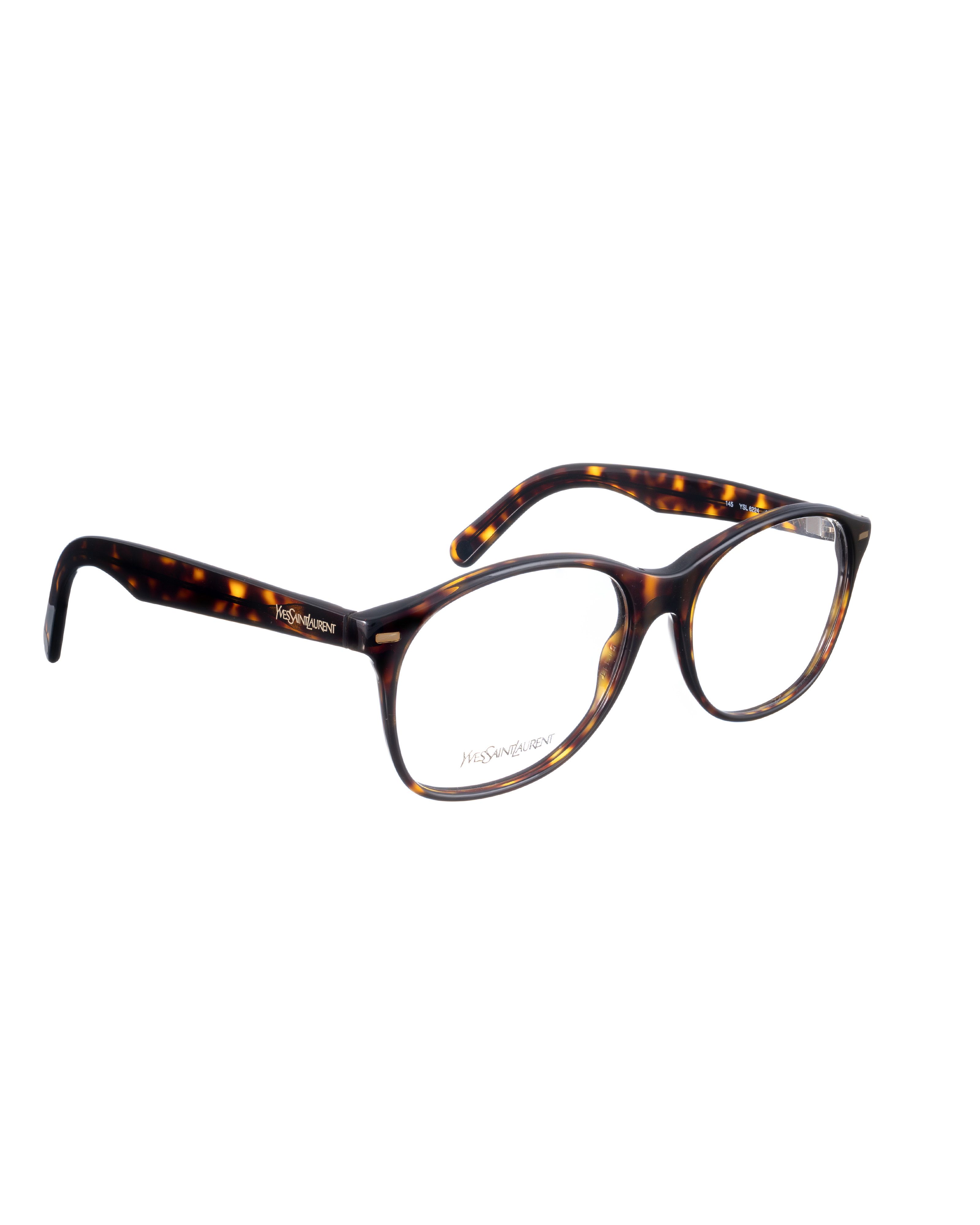 Saint Laurent Paris Yves Saint Laurent 00s Oversized Nerd Havana Glasses Size ONE SIZE - 1 Thumbnail