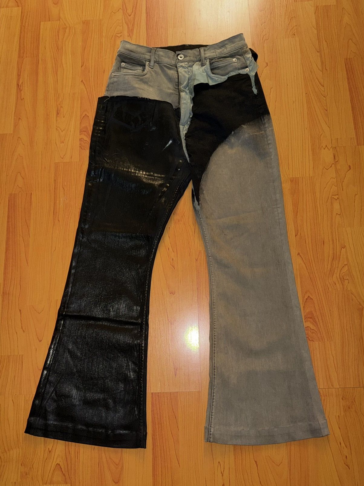 Rick Owens Drkshdw RICK OWENS Bolans bootcut crazy RARE Size US 32 / EU 48 - 1 Thumbnail
