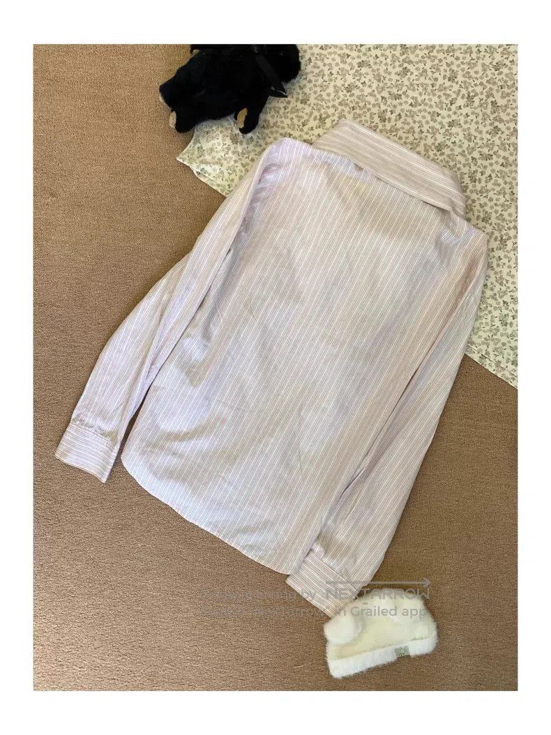 Vivienne Westwood Vivienne Westwood Striped bow long sleeve shirt Size M / US 6-8 / IT 42-44 - 2 Thumbnail