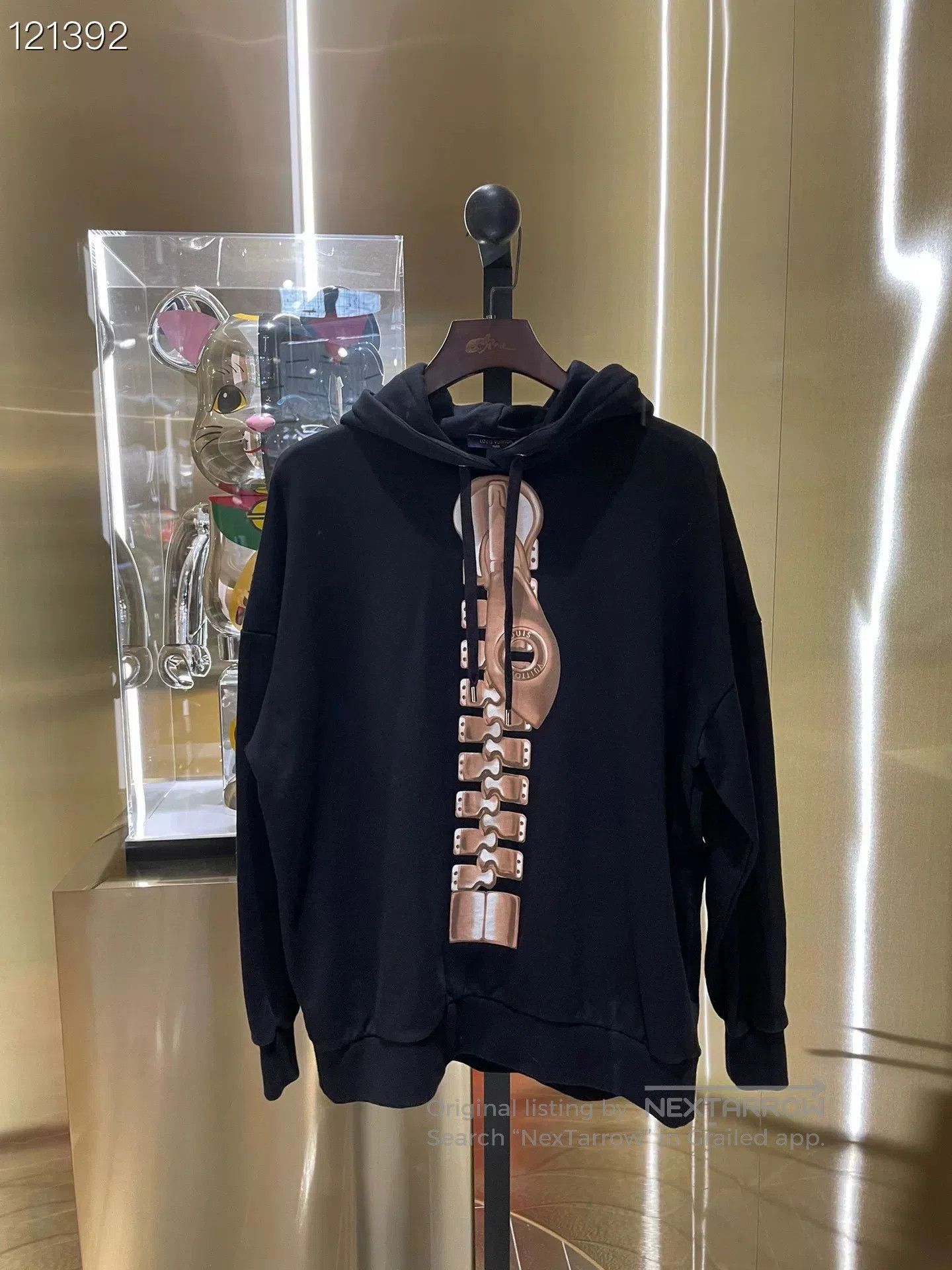 Louis Vuitton LV Oversized Printed Zipper Hoodie. Size XS / US 0-2 / IT 36-38 - 1 Thumbnail