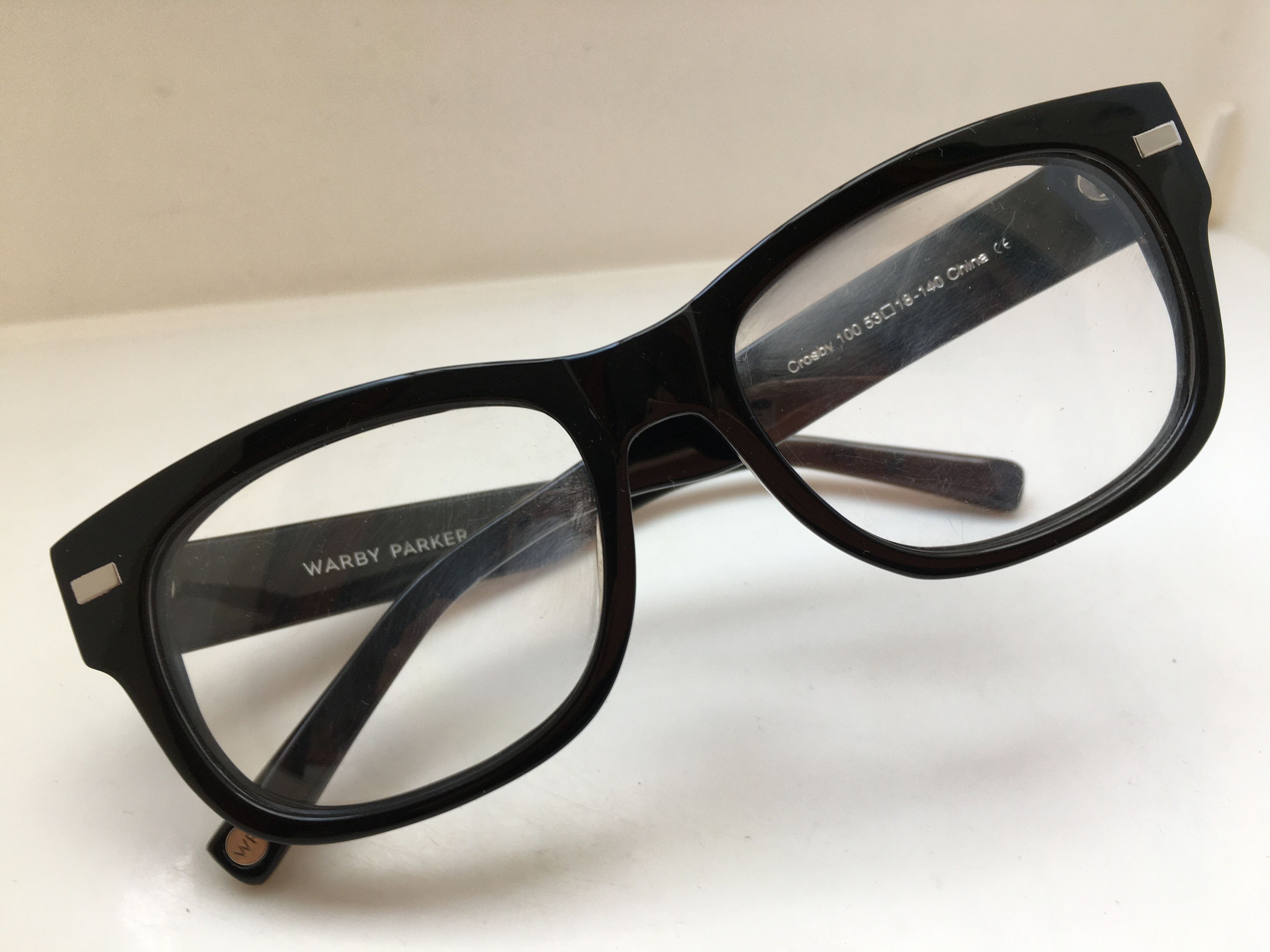 Warby Parker WARBY PARKER Crossby 100 Black Eyeglasses Frame Size ONE SIZE - 5 Thumbnail