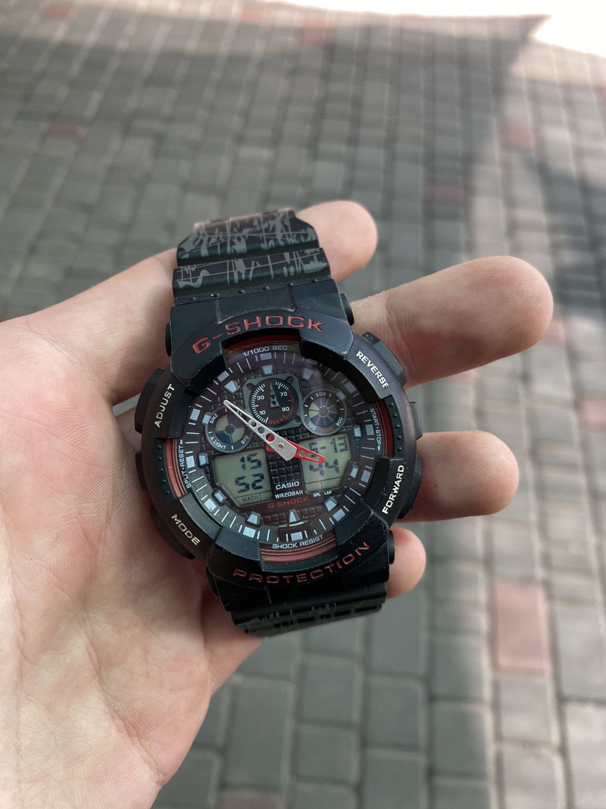 Casio × Jewelry × Vintage Casio G-Shock Watch Analog Digital Black Sports Rugged Size ONE SIZE - 3 Thumbnail