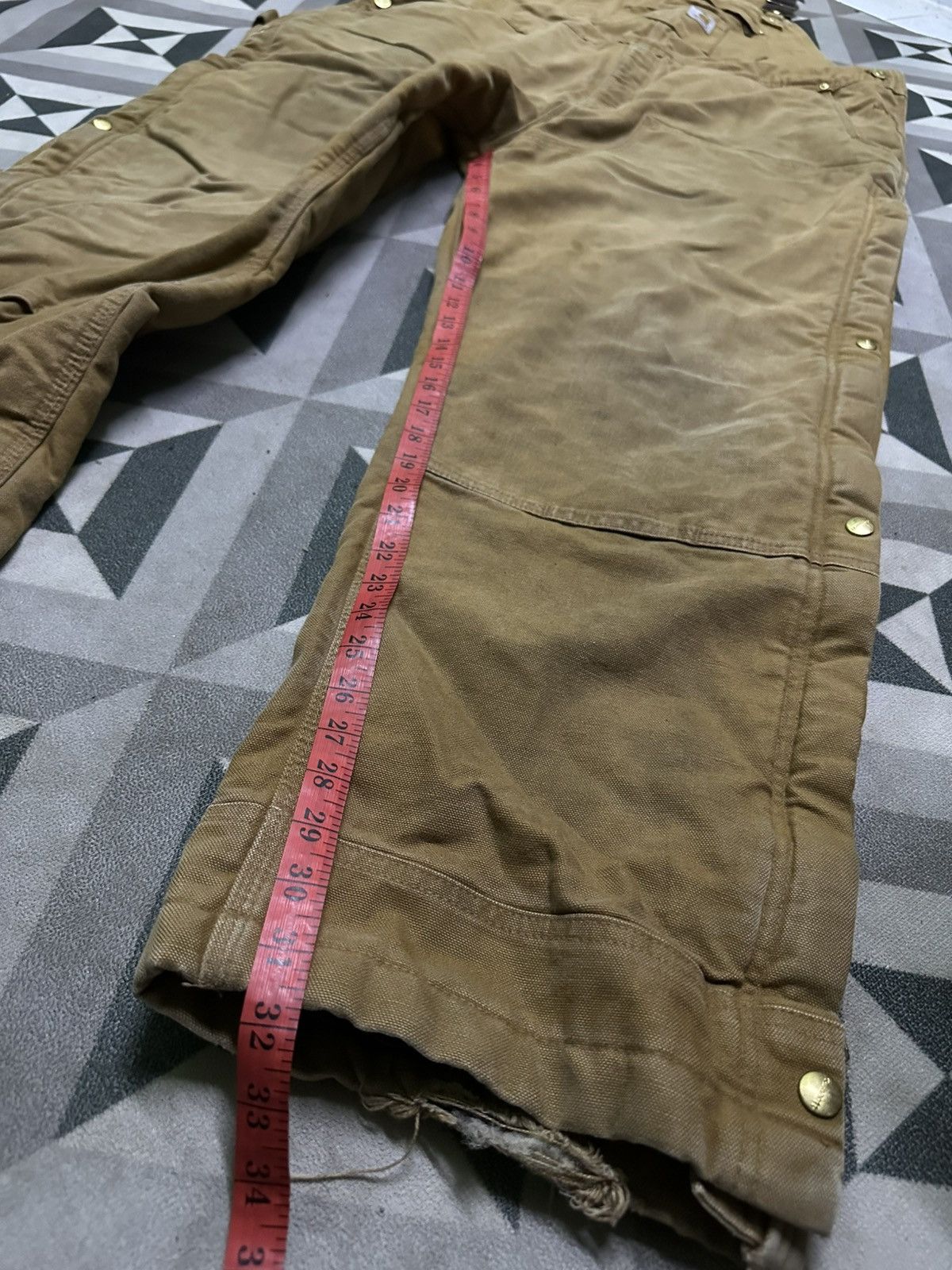 Carhartt Vintage Carhartt double knee duck canvas overall 2XL Size US 44 / EU 60 - 16 Thumbnail