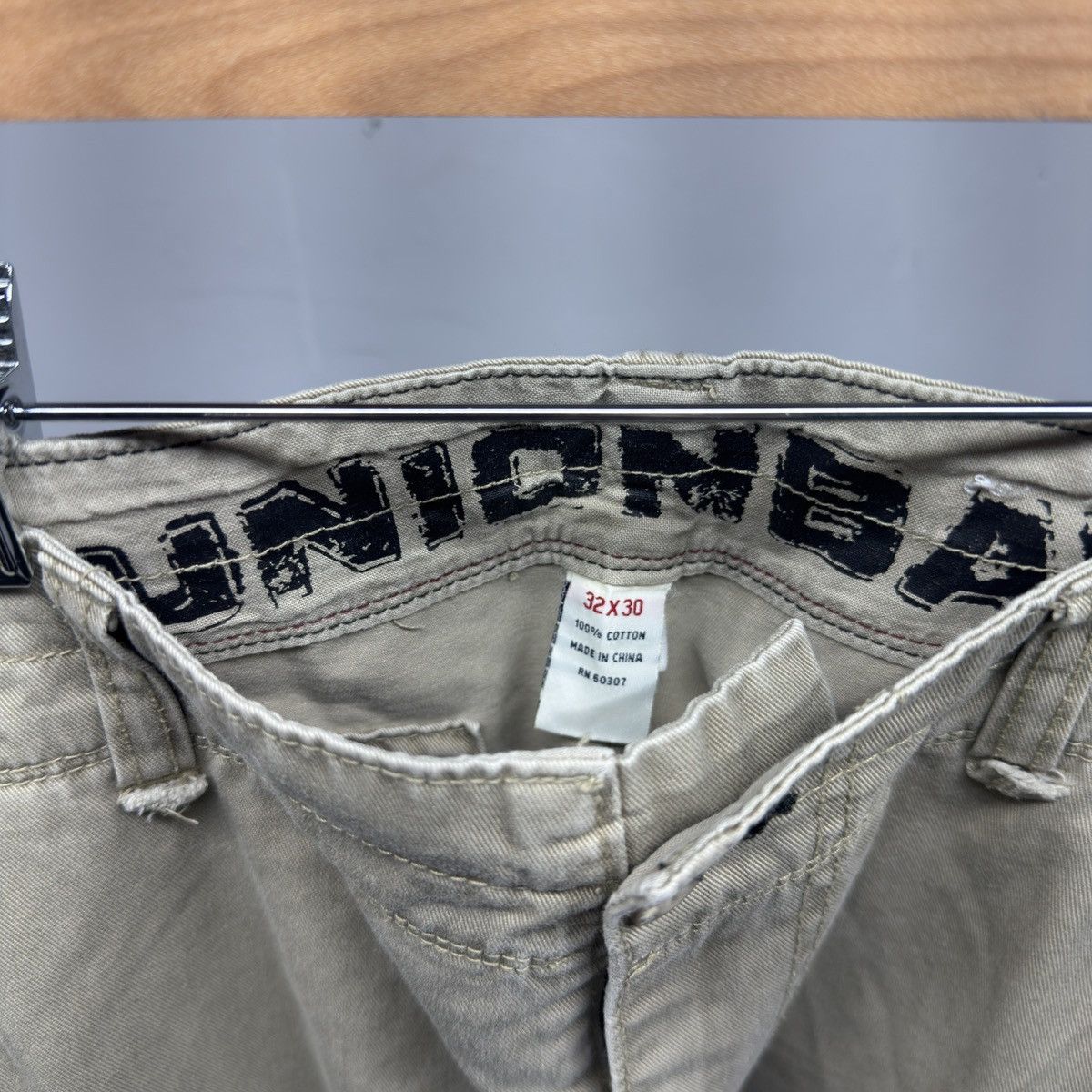 Vintage Y2K Faded Beige Cargo Pants ERD Grunge Skater Raimundo Size US 32 / EU 48 - 7 Thumbnail