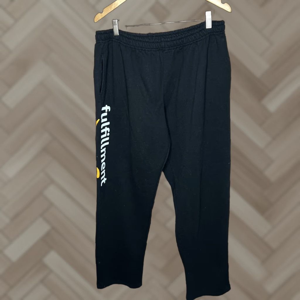 Port & Company Gilden Black Unisex Fleece Sweatpants 2XL Size US 39 - 1 Thumbnail