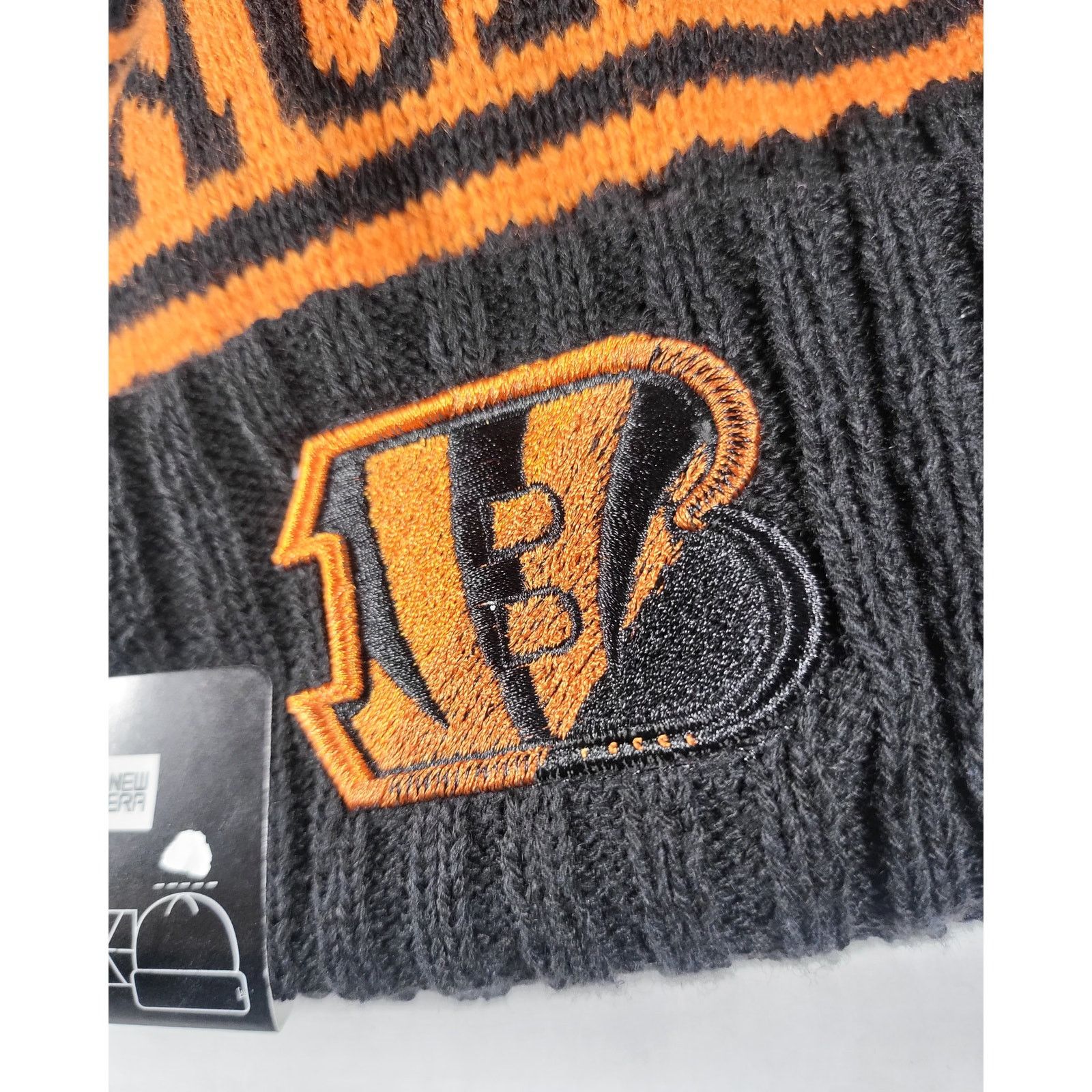 Other NWT Cincinnati Bengals Sports Knit Pom Beanie Fleece Lining Size ONE SIZE - 3 Thumbnail