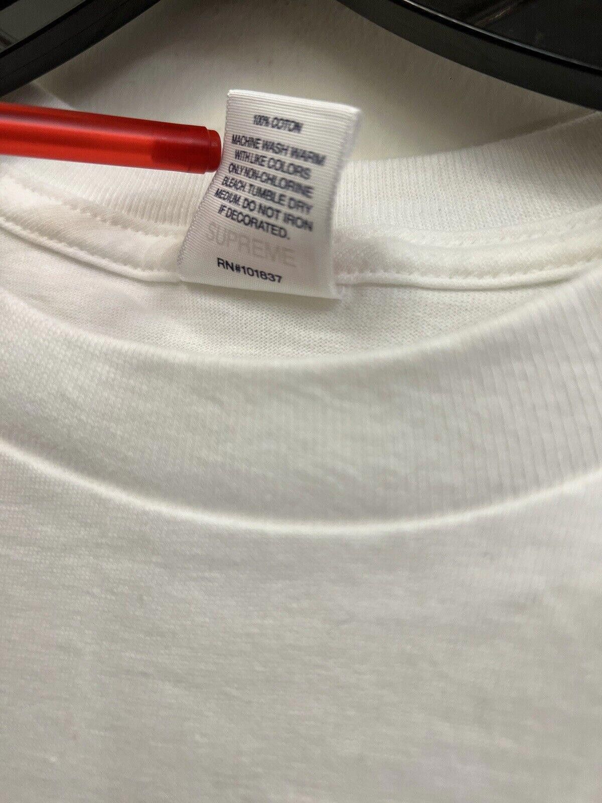 Supreme 2021 Supreme Milano Tee White Sz XL Size US XL / EU 56 / 4 - 6 Thumbnail