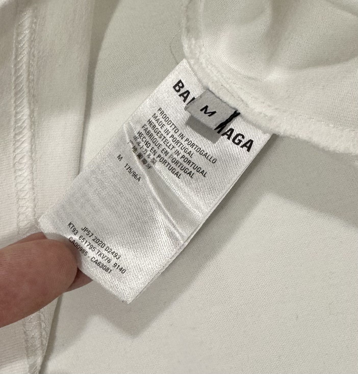Hypebeast Balenciaga Glow-In-The Dark Oversized T-Shirt Men's M Size US M / EU 48-50 / 2 - 10 Thumbnail