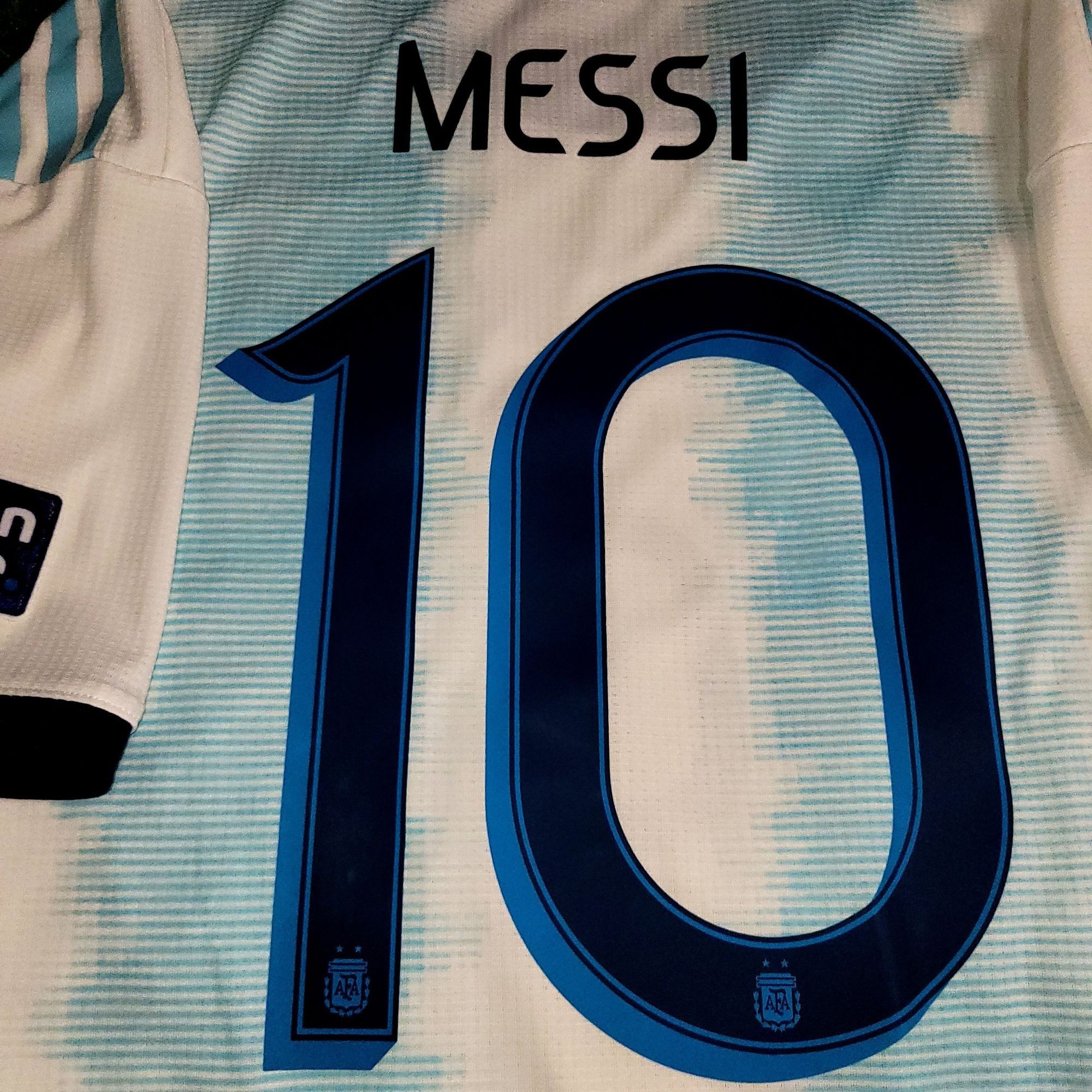 Adidas Messi Argentina 2019 COPA AMERICA PLAYER ISSUE Soccer Jersey Size US L / EU 52-54 / 3 - 4 Thumbnail