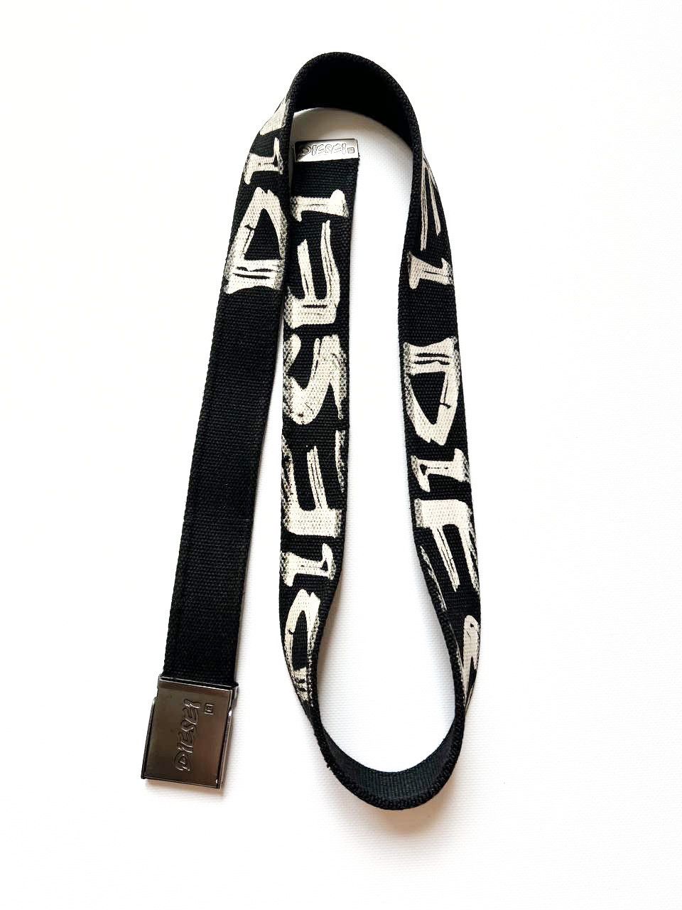 Diesel × Japanese Brand Crazy vintage Diesel monogram graffiti print logo rap belt Size ONE SIZE - 2 Thumbnail