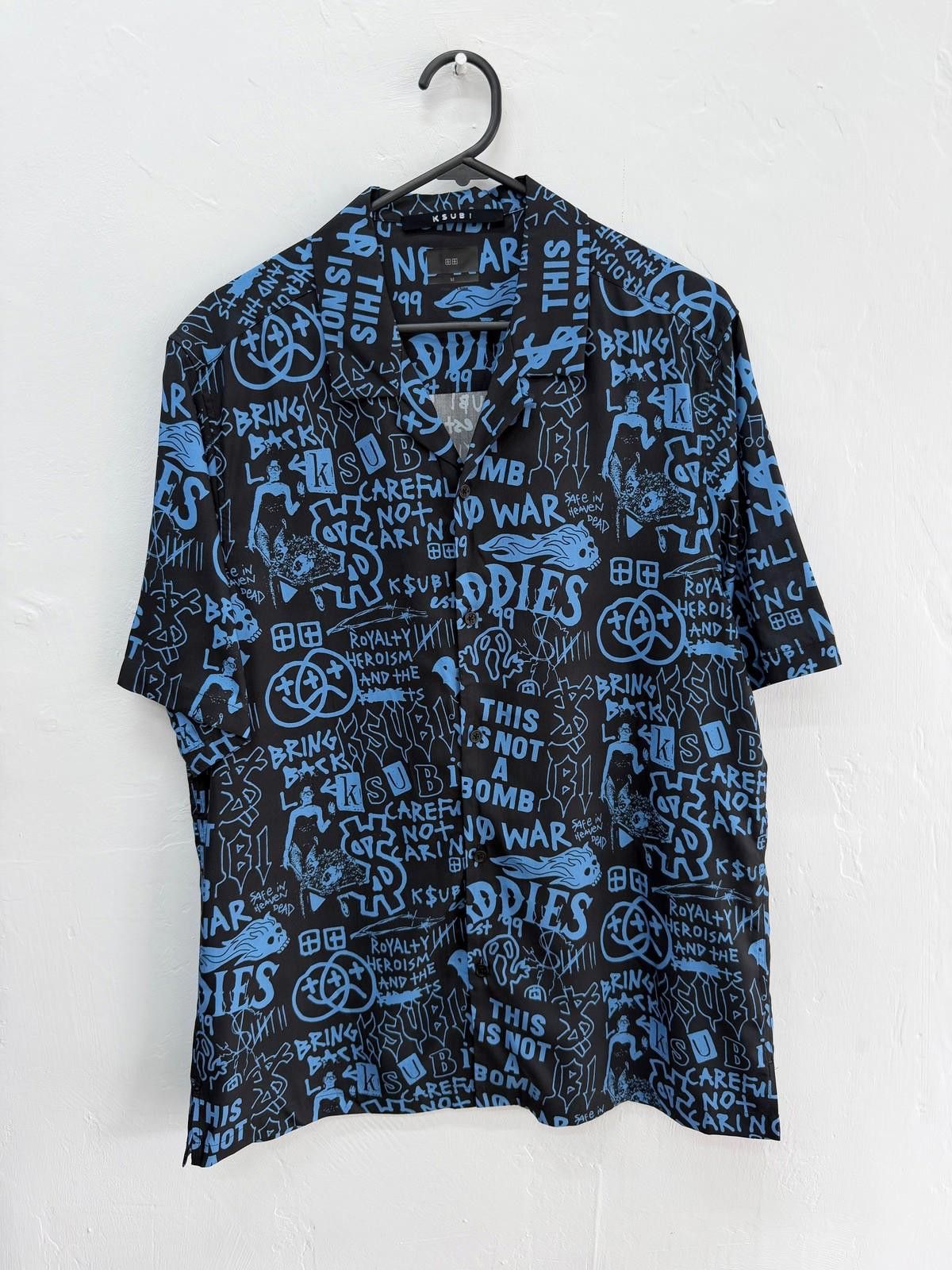 Ksubi new ksubi medium m short sleeve resort shirt heroism baddies Size US M / EU 48-50 / 2 - 1 Thumbnail