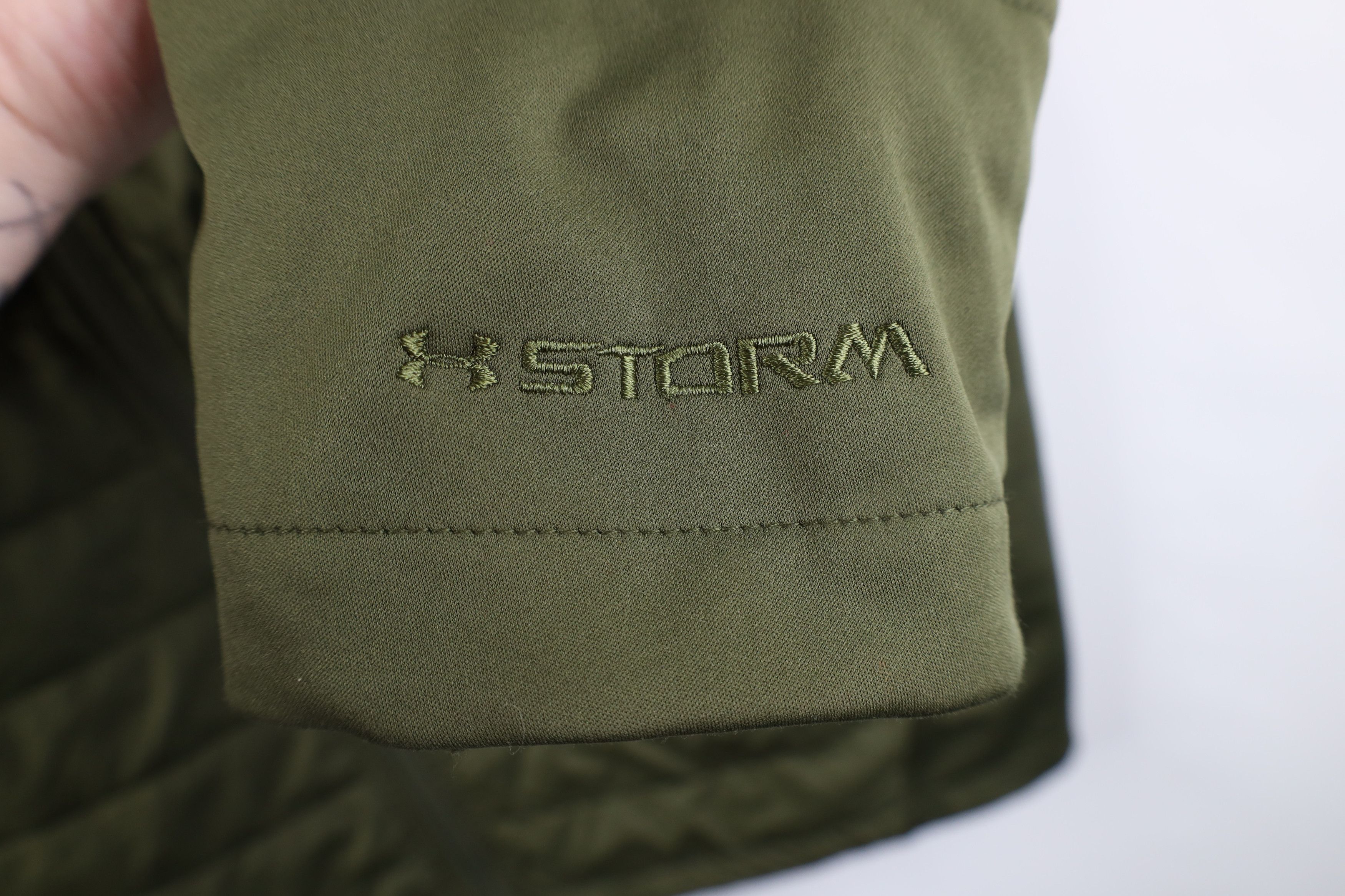 Under Armour × Vintage Under Armour Storm Infrared Cold Gear Hooded Jacket Green Size US L / EU 52-54 / 3 - 5 Thumbnail