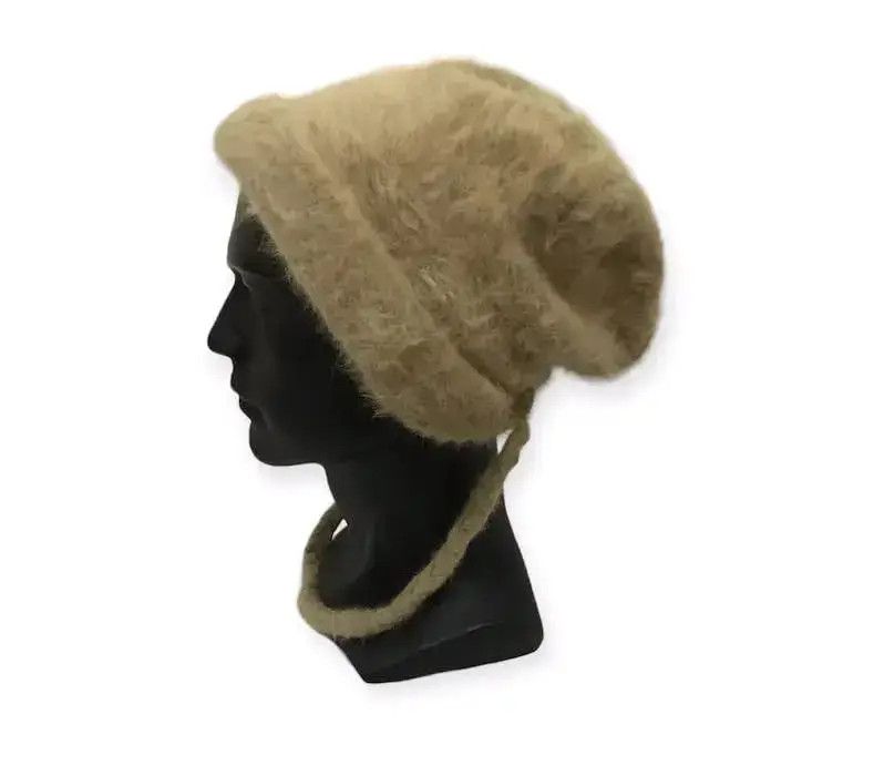 Japanese Brand Japanese Brand Fleece Beanie Hat Size ONE SIZE - 1 Thumbnail