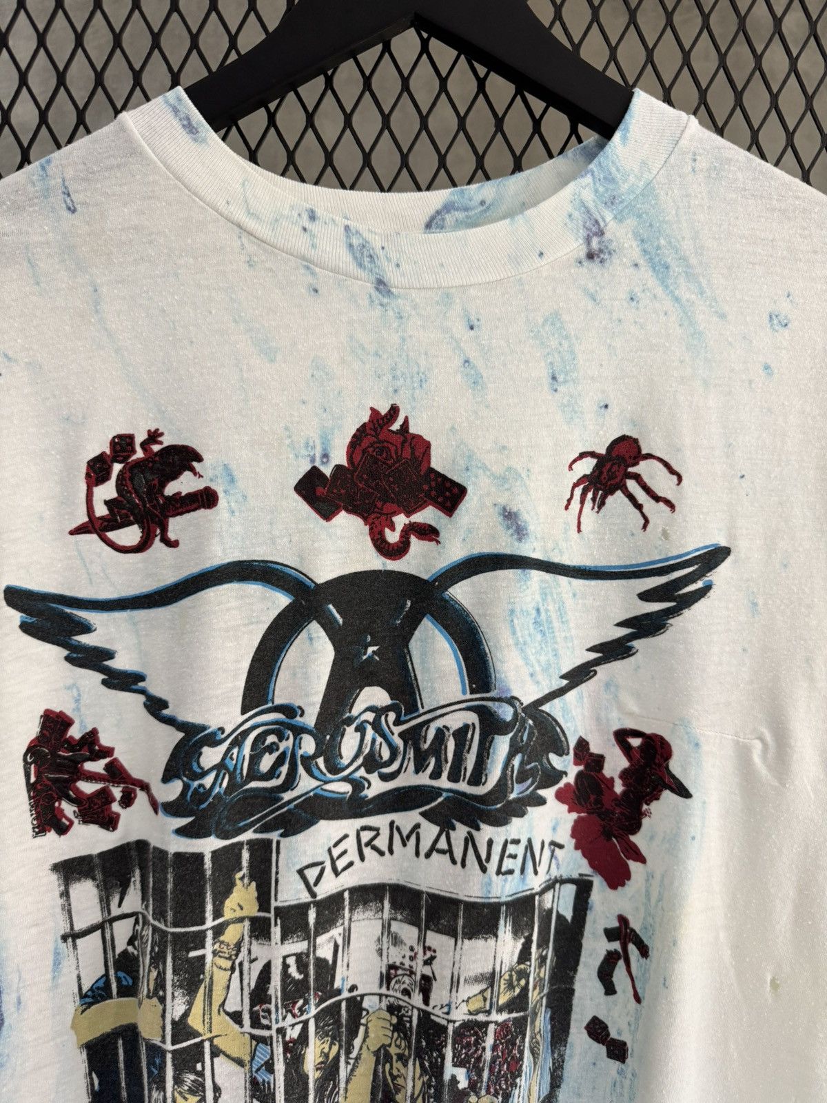 Aerosmith Vintage 1987 Rare Aerosmith Permanent Vacation Dokken Size US L / EU 52-54 / 3 - 2 Thumbnail