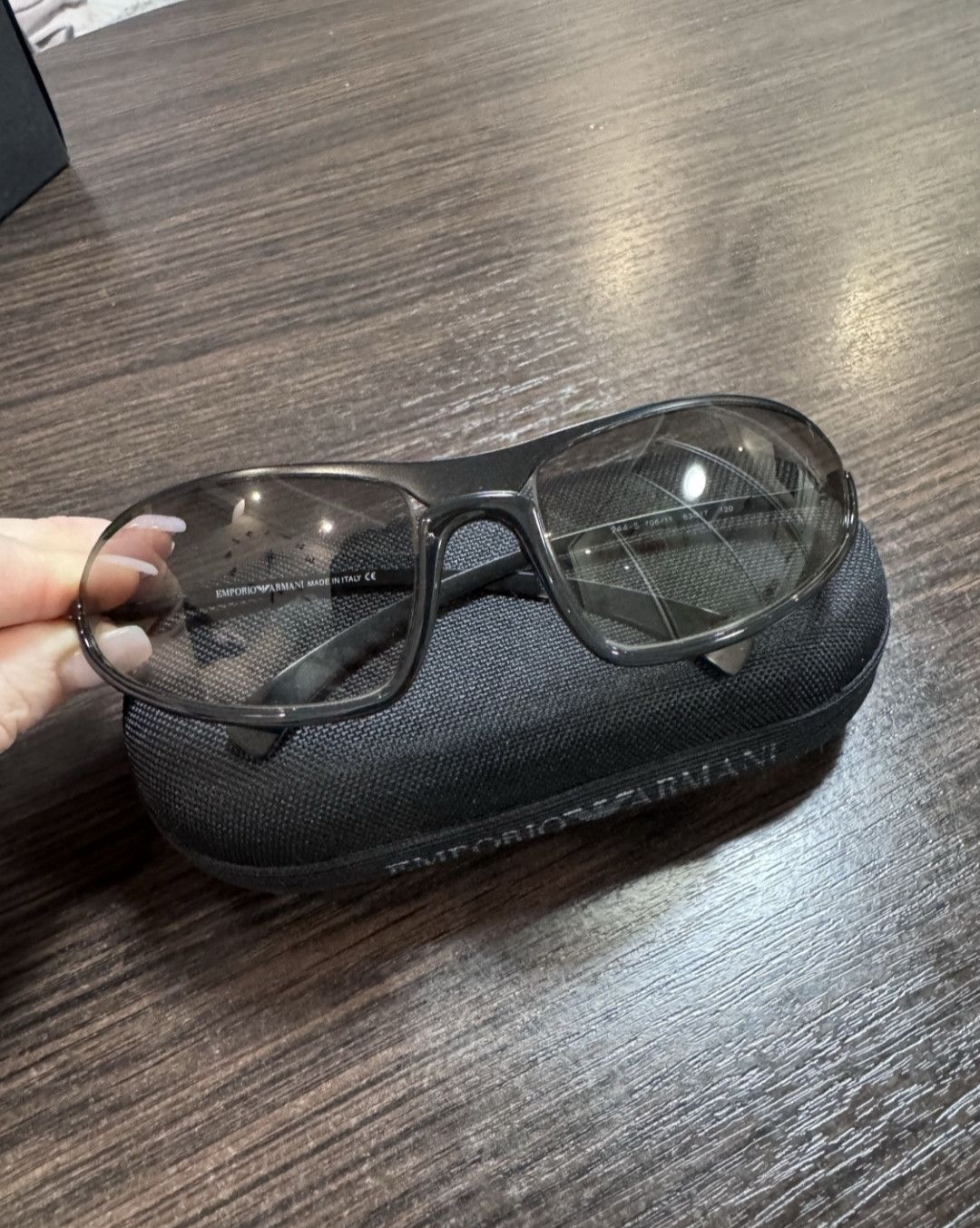 Emporio Armani Armani Emporio Shark Shape Vintage Sunglasses Size ONE SIZE - 2 Thumbnail