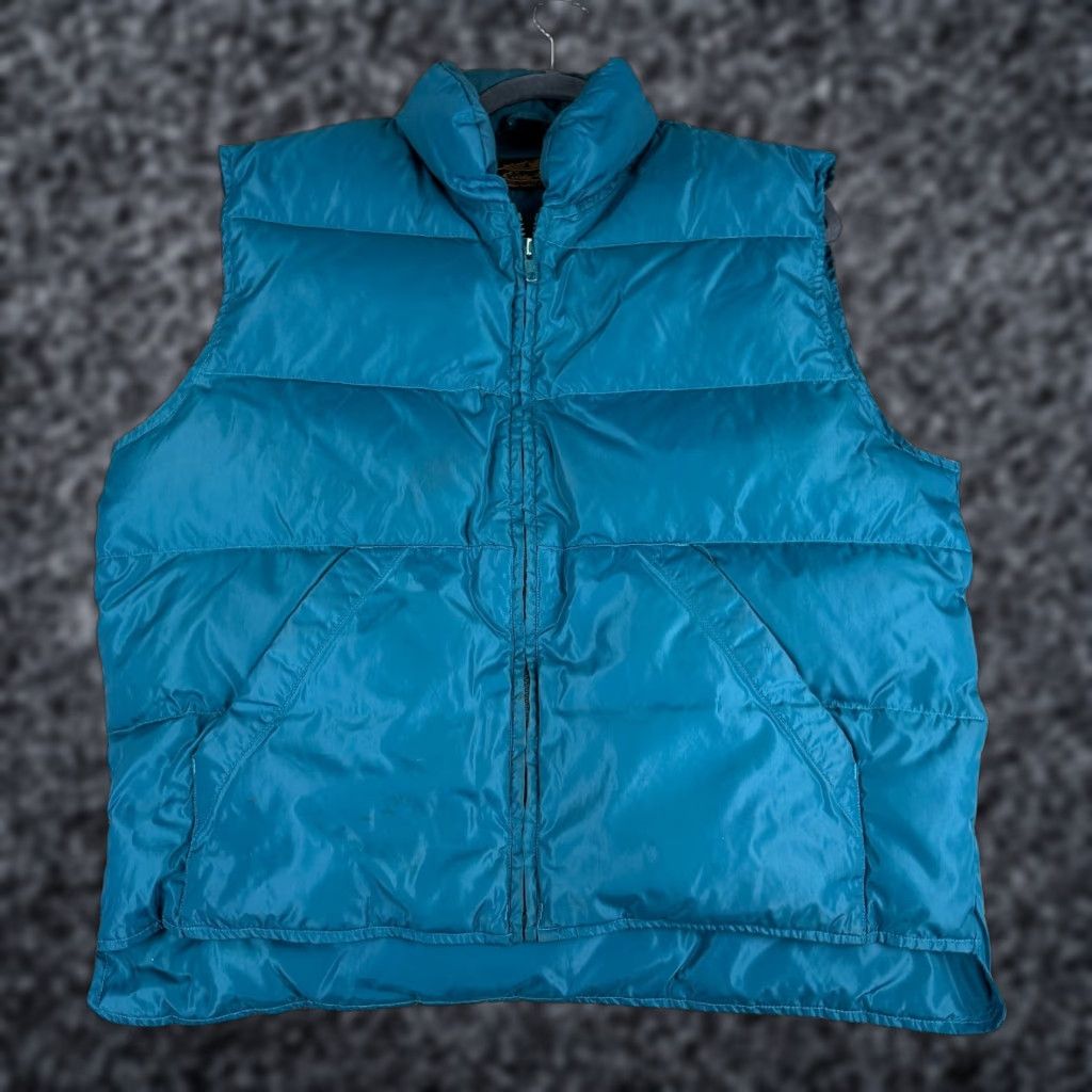 Eddie Bauer VINTAGE Eddie Bauer Goose Down Vest Mens Large Blue Puffer USA Made Jacket Size US L / EU 52-54 / 3 - 1 Thumbnail