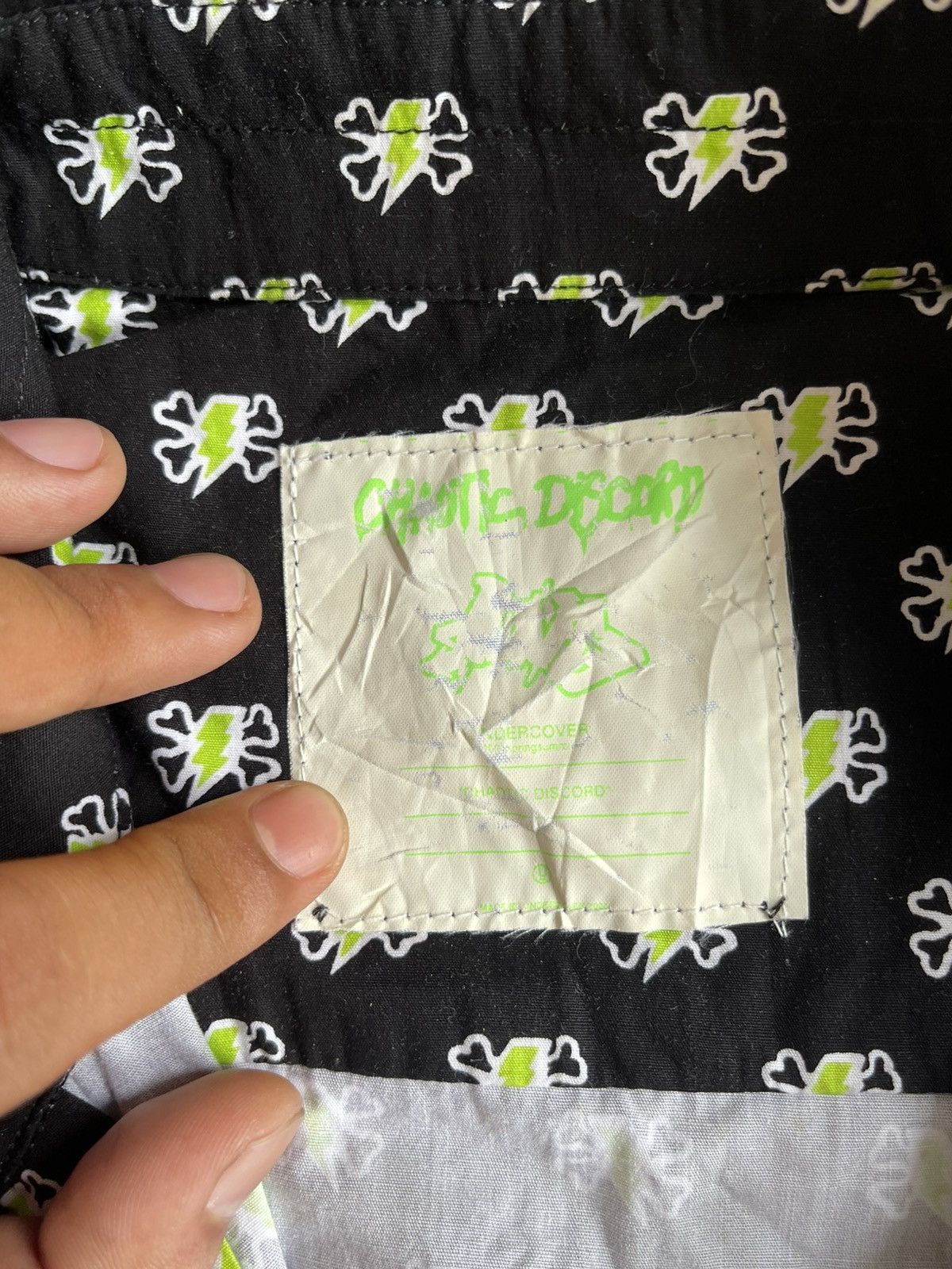 Undercover Undercover Chaotic Discord Thunder/Crossbone Shirt Size US L / EU 52-54 / 3 - 8 Thumbnail